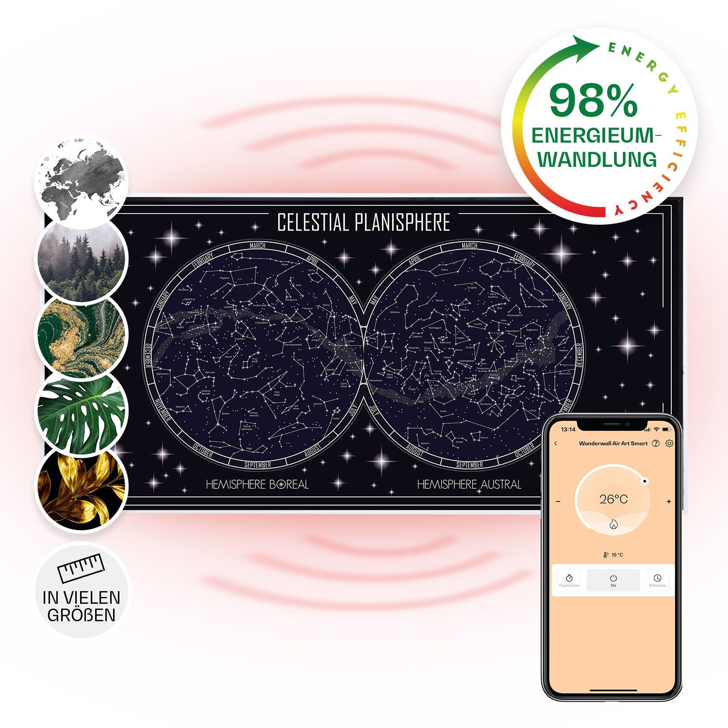 Klarstein Heizkörper Wonderwall Air Art Smart günstig online kaufen