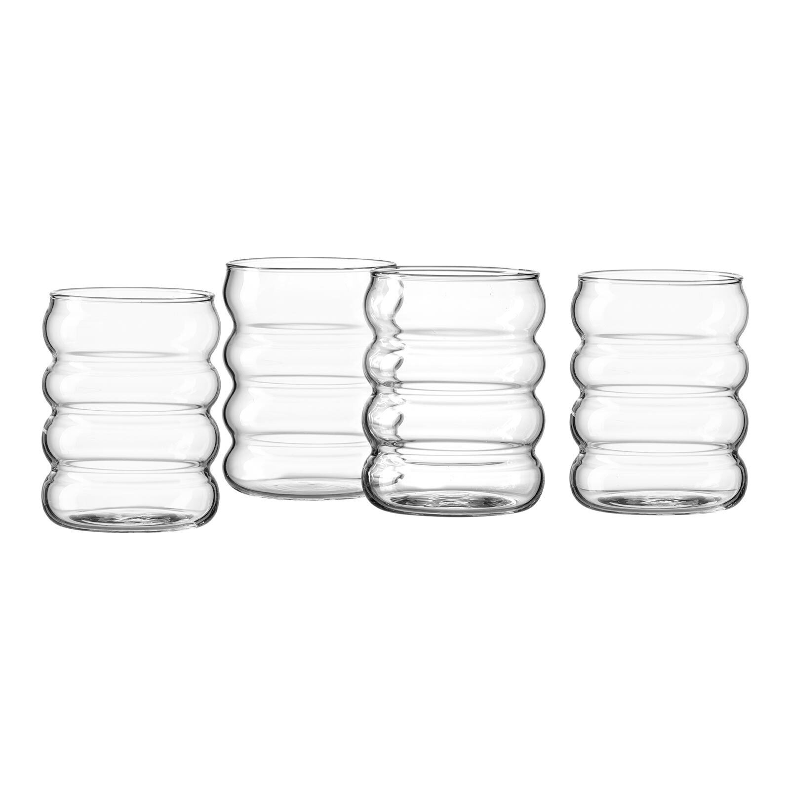 Ritzenhoff & Breker Glas Zen Trinkgläser-Set 300 ml 4er Set, 4-tlg., Glas