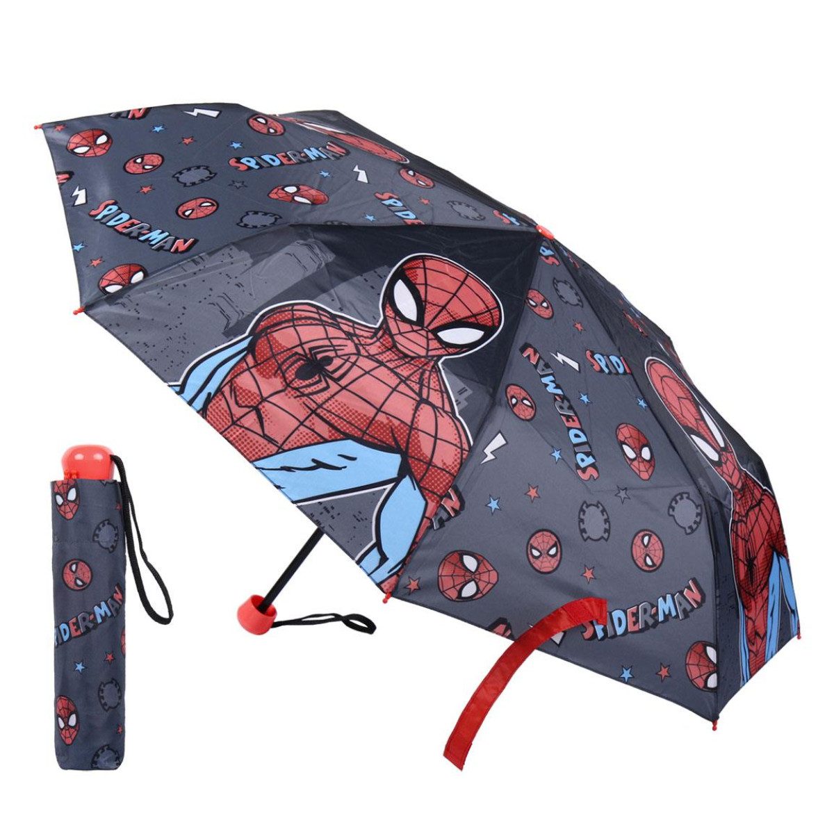 Cerda Langregenschirm Spiderman Regenschirm ? 92 cm Leichter Kuppel-Schirm
