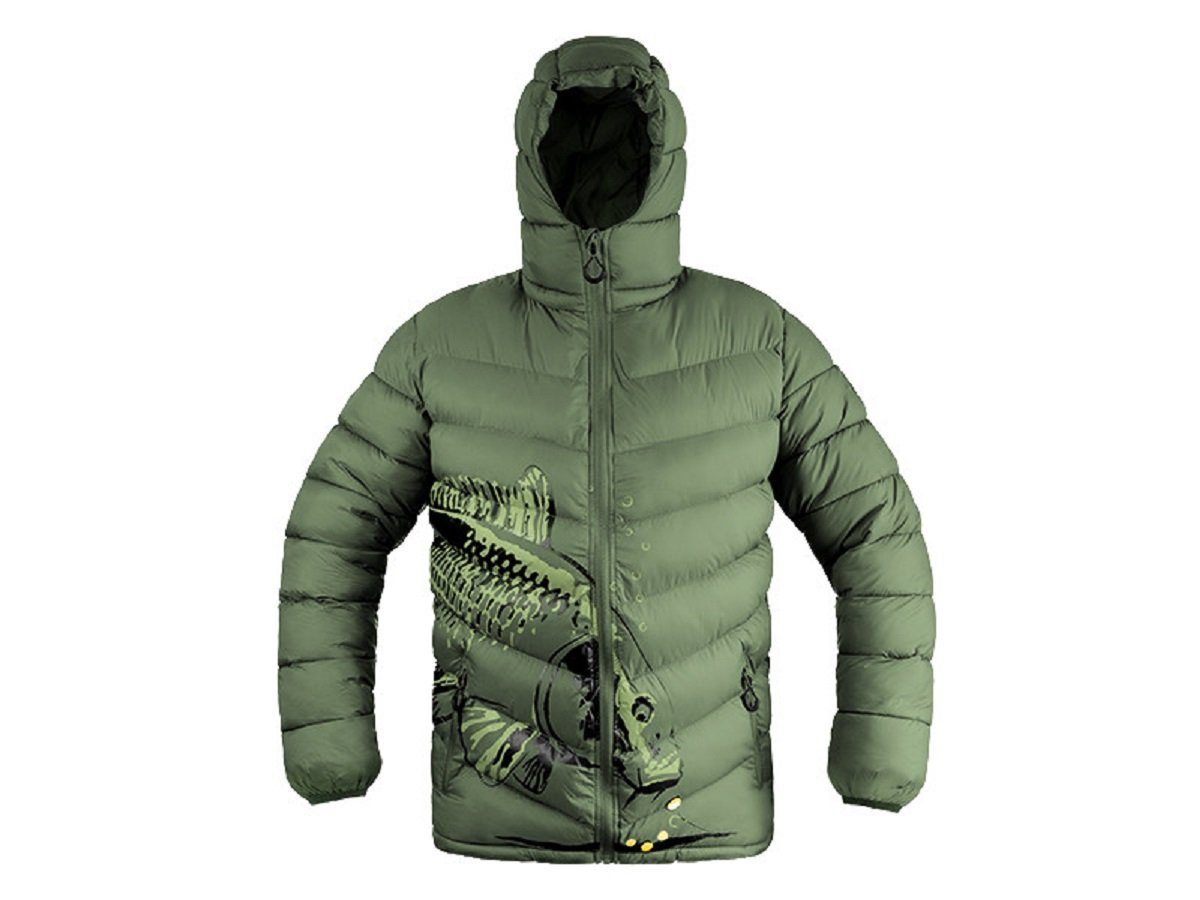 Delphin.sk Winterjacke Catch me WINTER CARP Outdoorjacke Herren Angeln Karpfenangler Kapuze