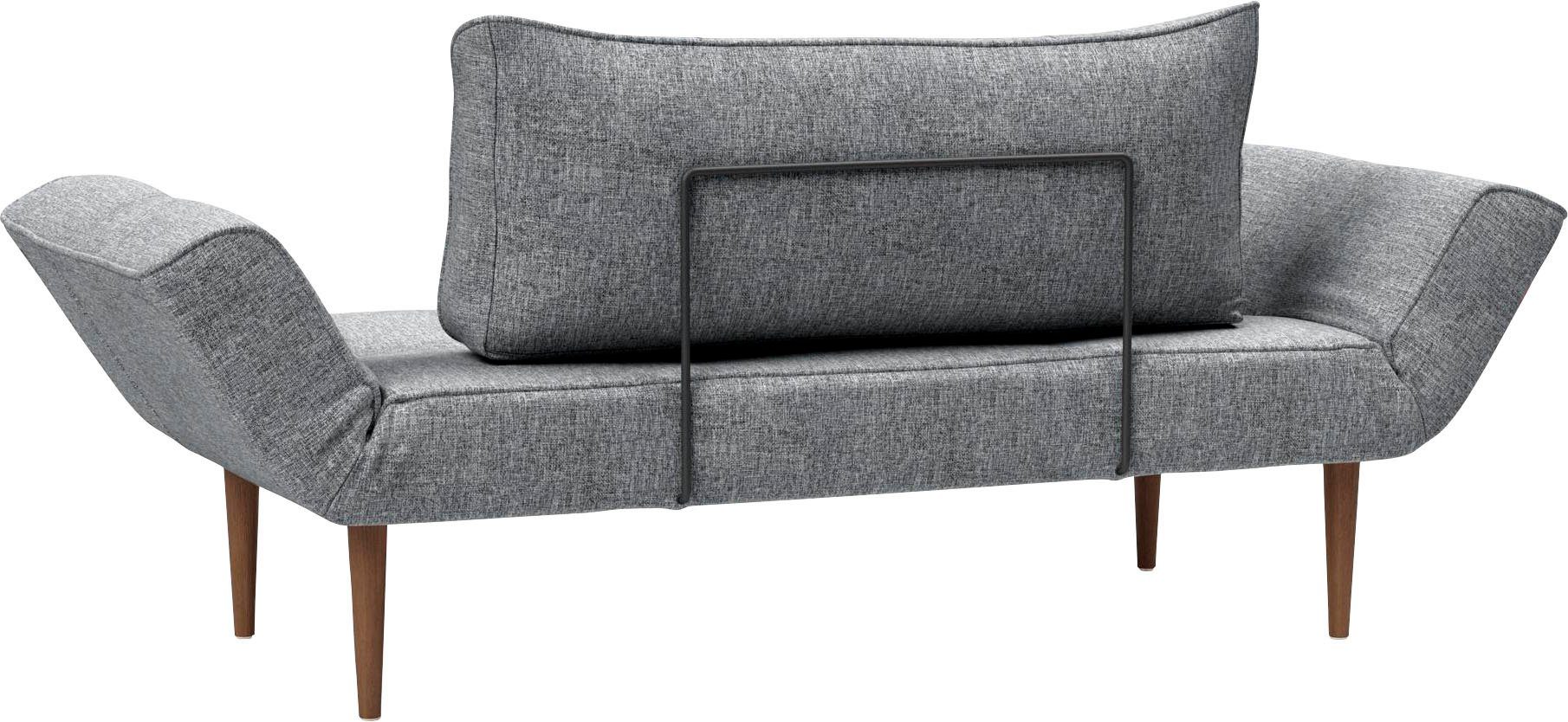 ™ Schlafsofa im Rückenkissen inklusive granite Zeal, Scandinavian INNOVATION | Beine, Styletto Design, LIVING granite