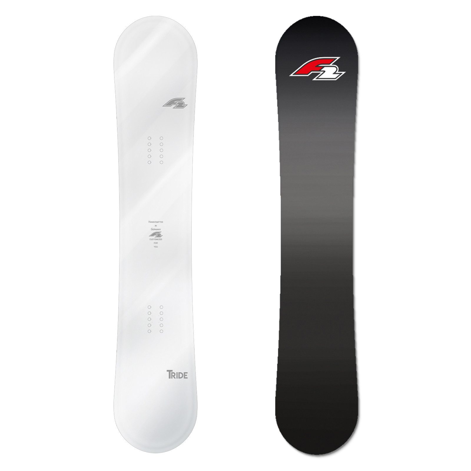 F2 Snowboard F2 Set Snowboard T-Ride Mirror Weiss 154cm + Sonic Pro Bindung L