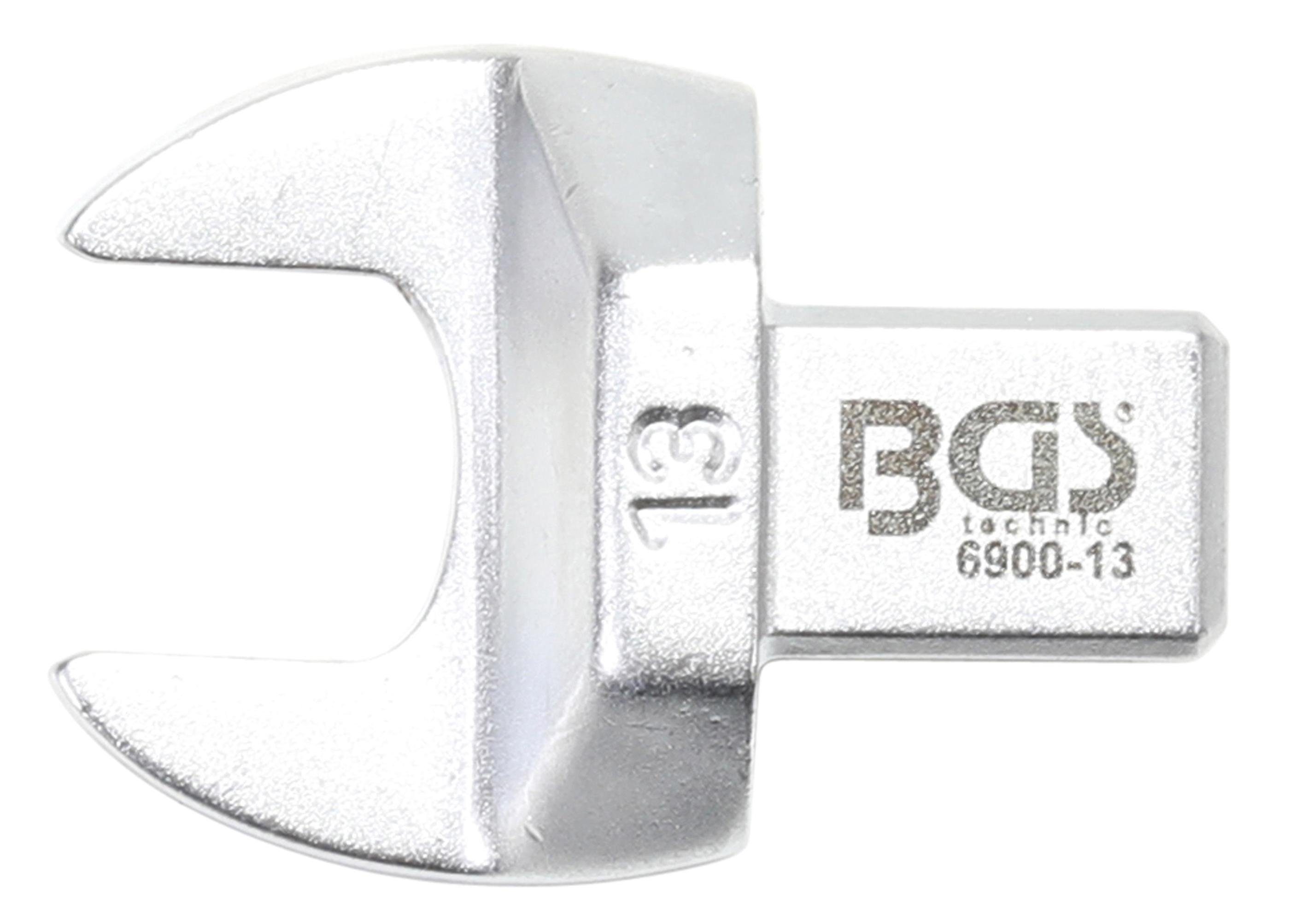 BGS technic Maulschlüssel 13 x mm, 9 Aufnahme 12 Einsteck-Maulschlüssel, mm