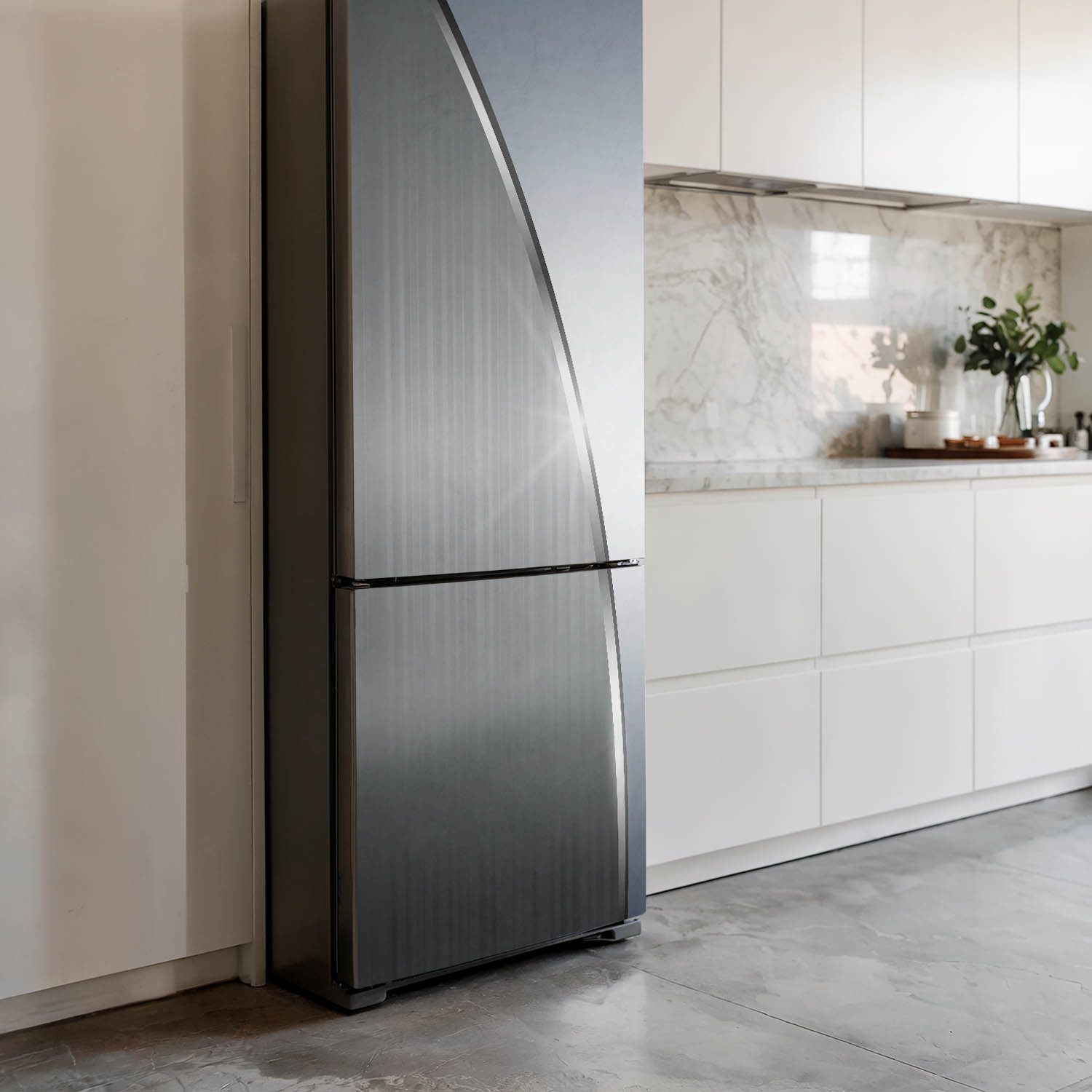 Tulup Magnetfolie Kühlschrank Magnetmatte Metallisches Muster Folie Schutz – Bild 3 von 5
