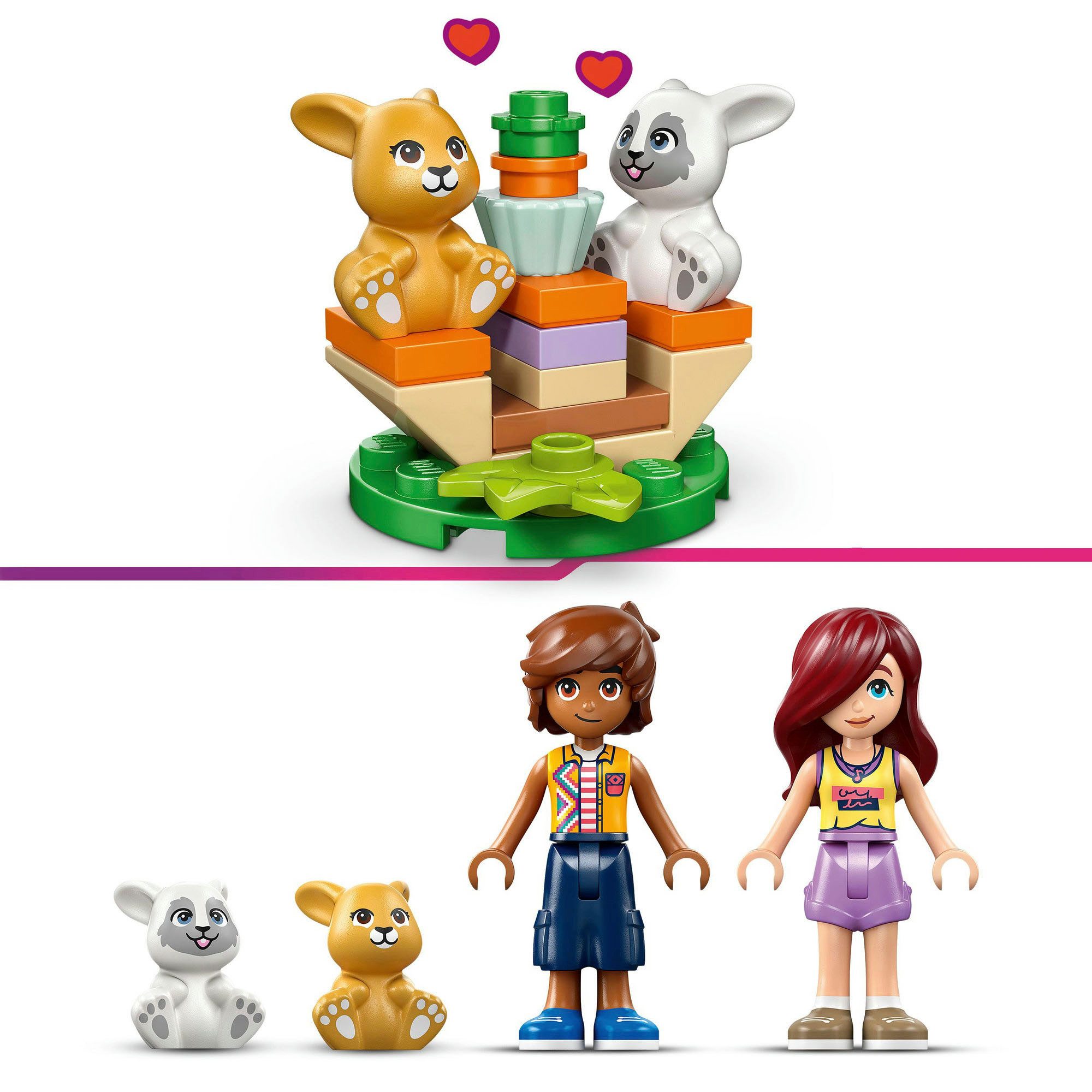 LEGO® Heartlake City Hasenhotel (42679), LEGO Friends Konstruktionsspielsteine, (161 St), Made in Europe – Bild 5 von 5