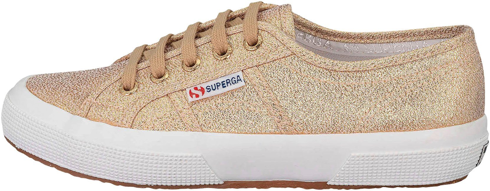 Sneaker LAME Superga kupfer