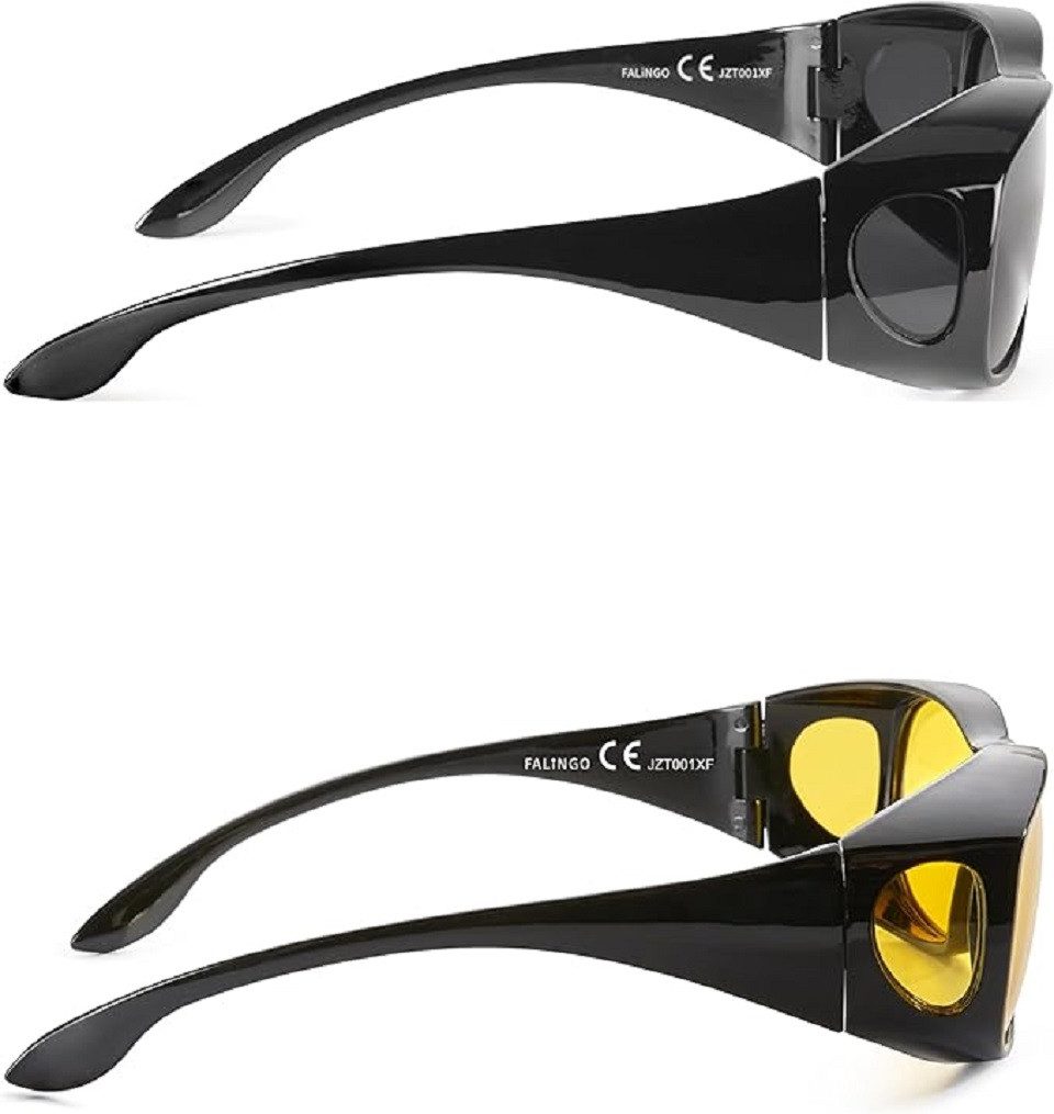 FALINGO Sonnenbrille Sonnenüberbrille Nachtsichtüberbrille DAY AND günstig online kaufen
