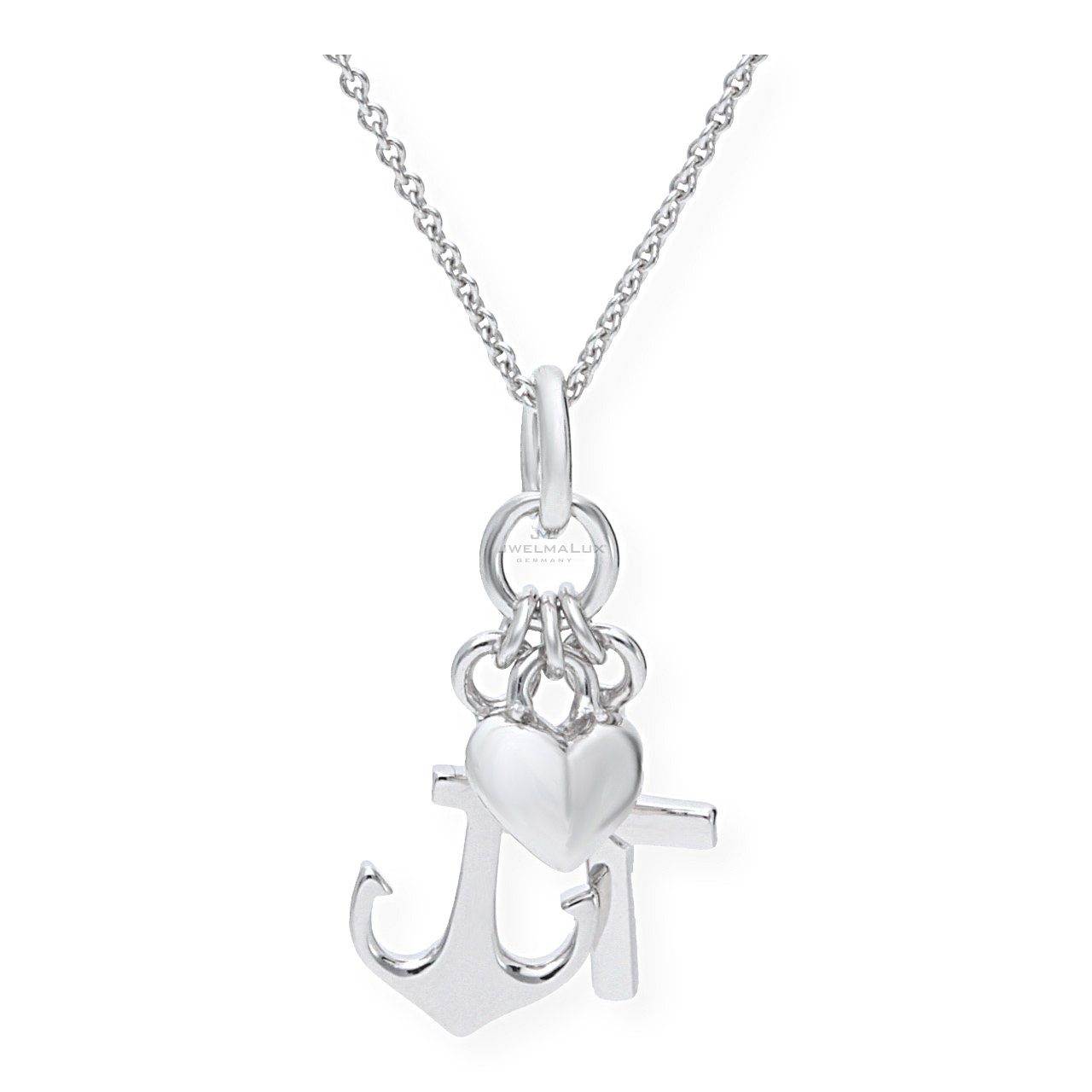 Kettenanhänger JuwelmaLux Anhänger 925 Silber Glaube, Liebe, Hoffnung JL10-02-0673