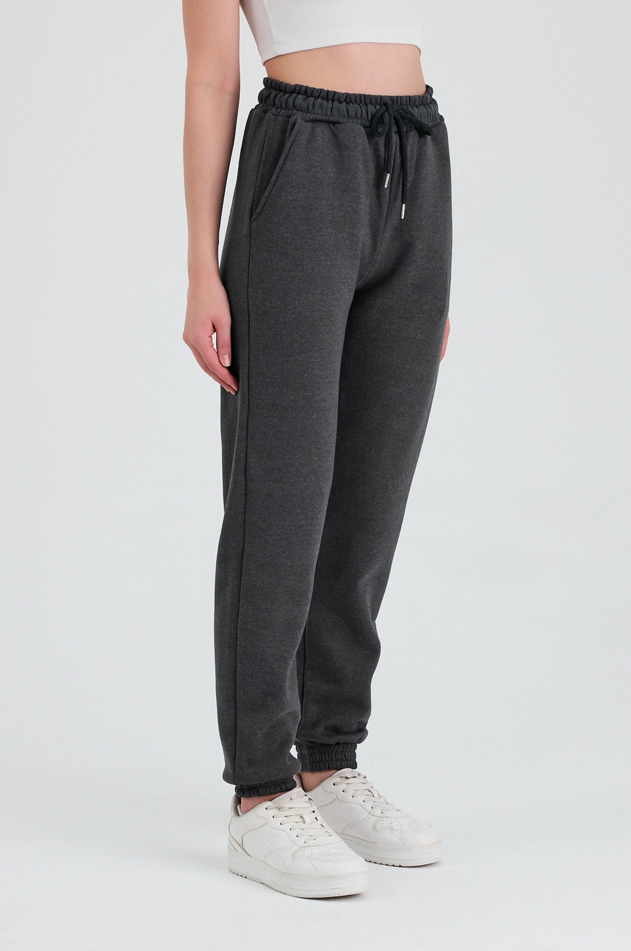 Jogginghose Damen -Baumwolle Warme Sporthose, Freizeithosen, Sweatpants