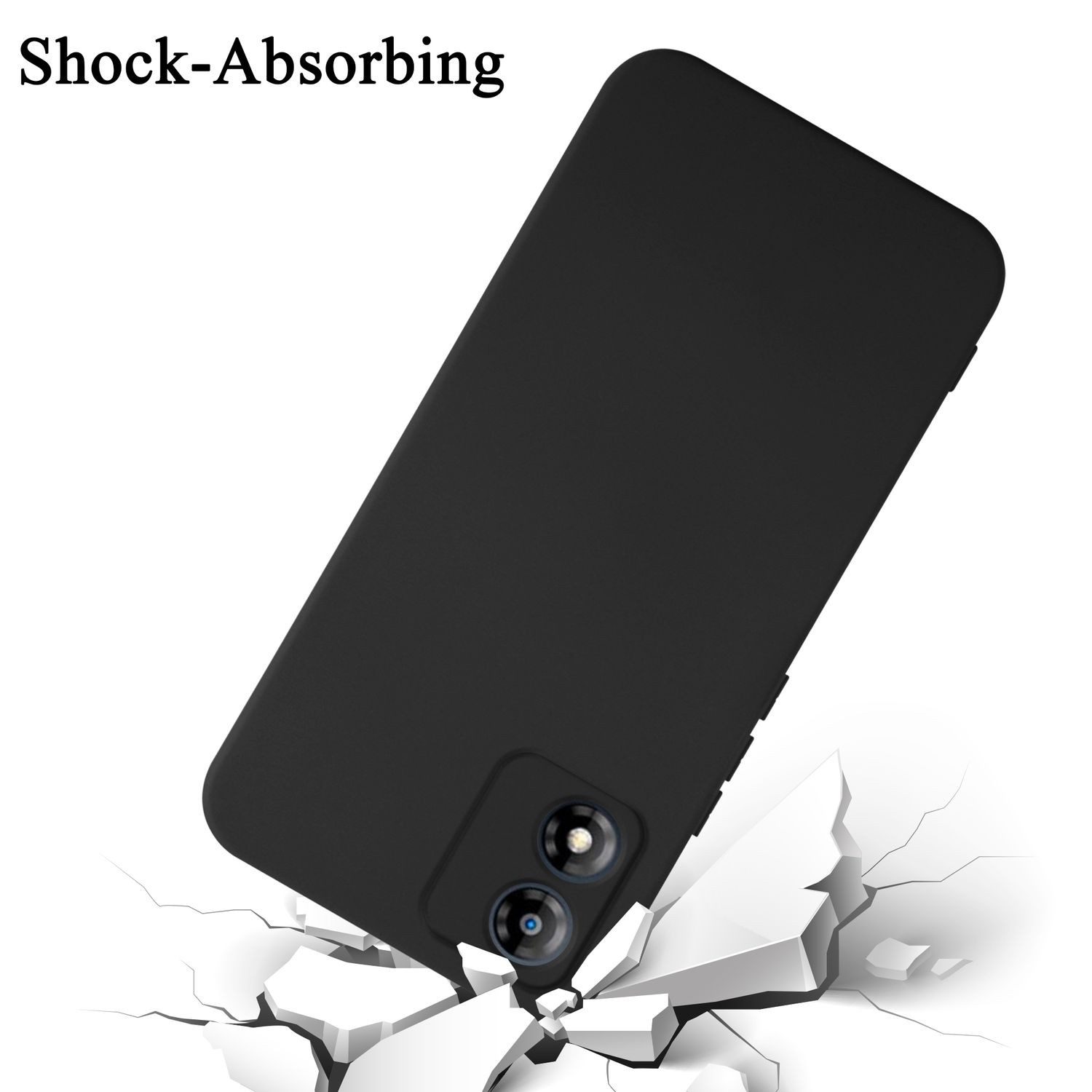 Cadorabo Handyhülle für Motorola Moto E13 Hülle Motorola Moto E13, Flexible Hülle TPU Silikon Schutzhülle Back Cover Case