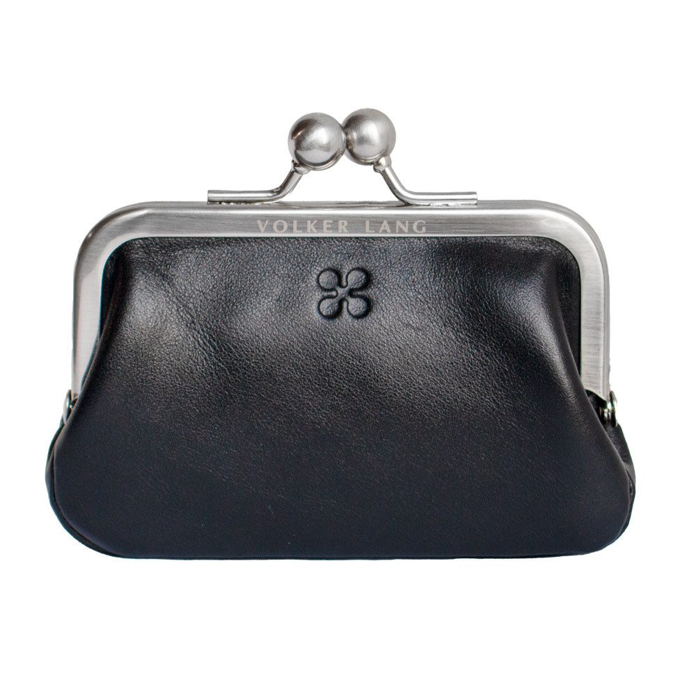 VOLKER LANG Bügelbörse MINNIE - Praktisches Damen Bügeletui im Kartenformat aus Leder