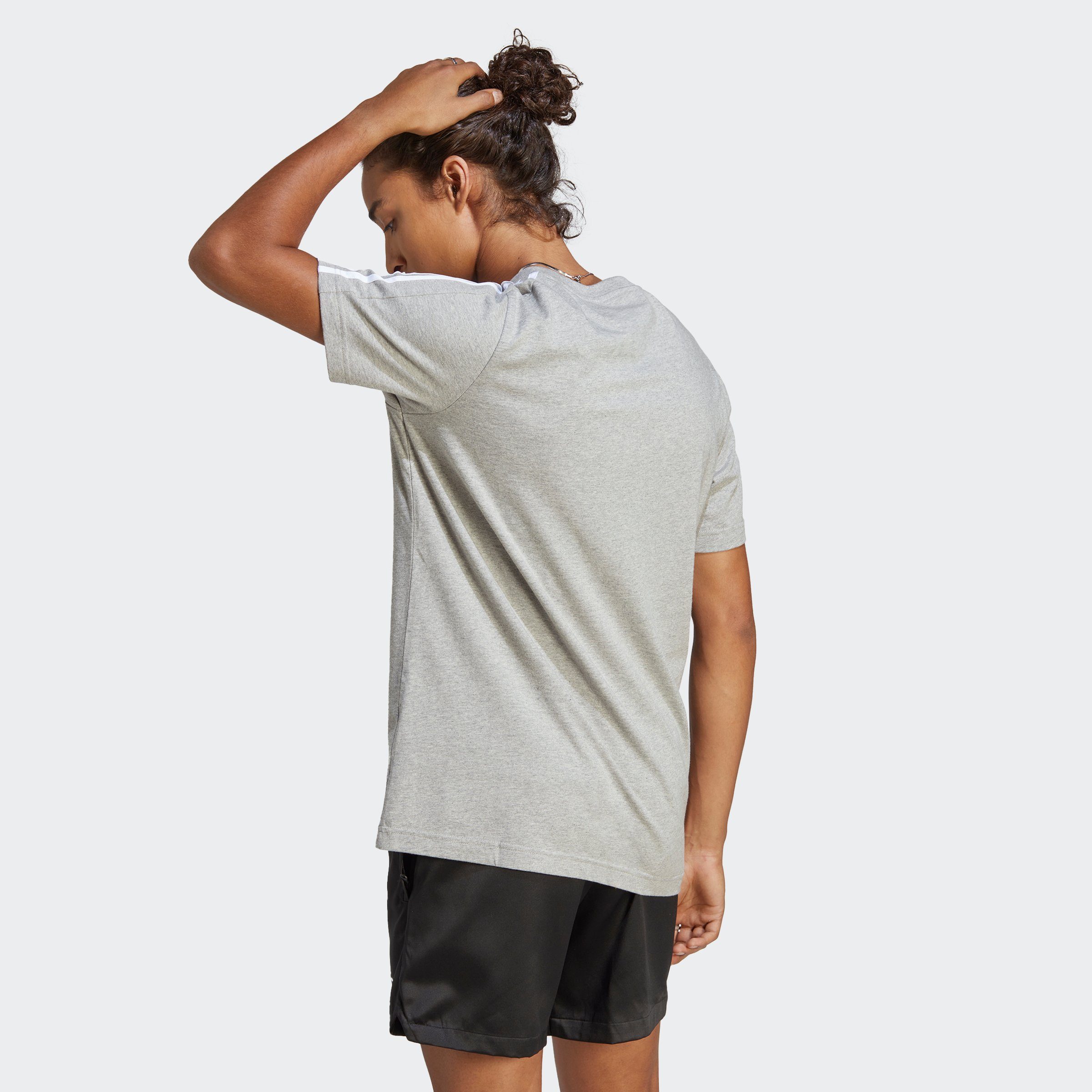 Heather SJ adidas Sportswear T-Shirt Medium Grey T White / 3S M