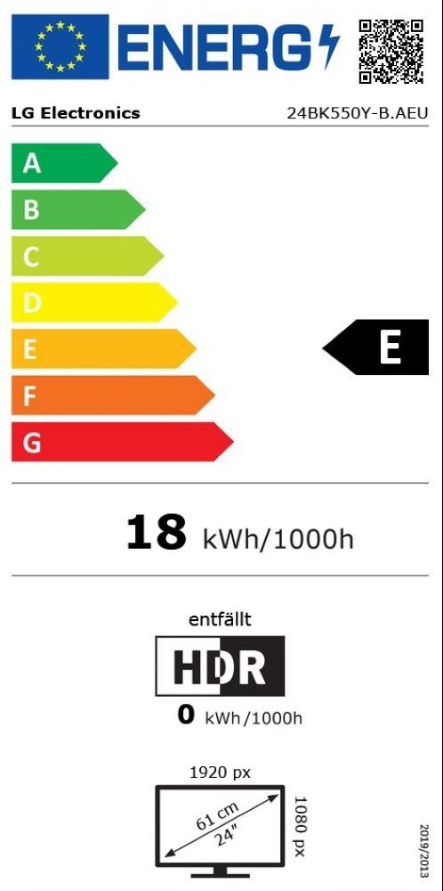 Energieeffizienzklasse: 