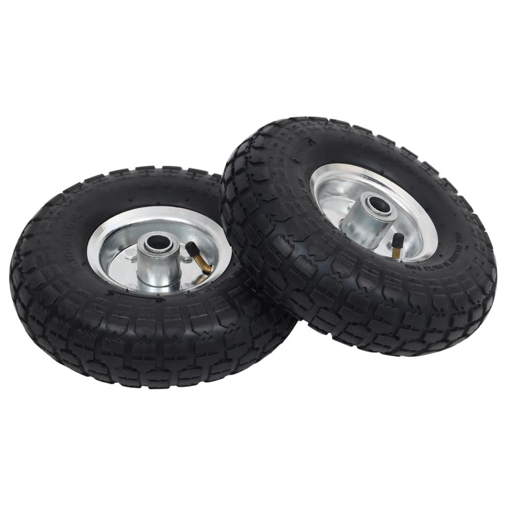 Schubkarre Sackkarrenräder 2 Stk Gummi 4,10 3,50 - 4 260x83