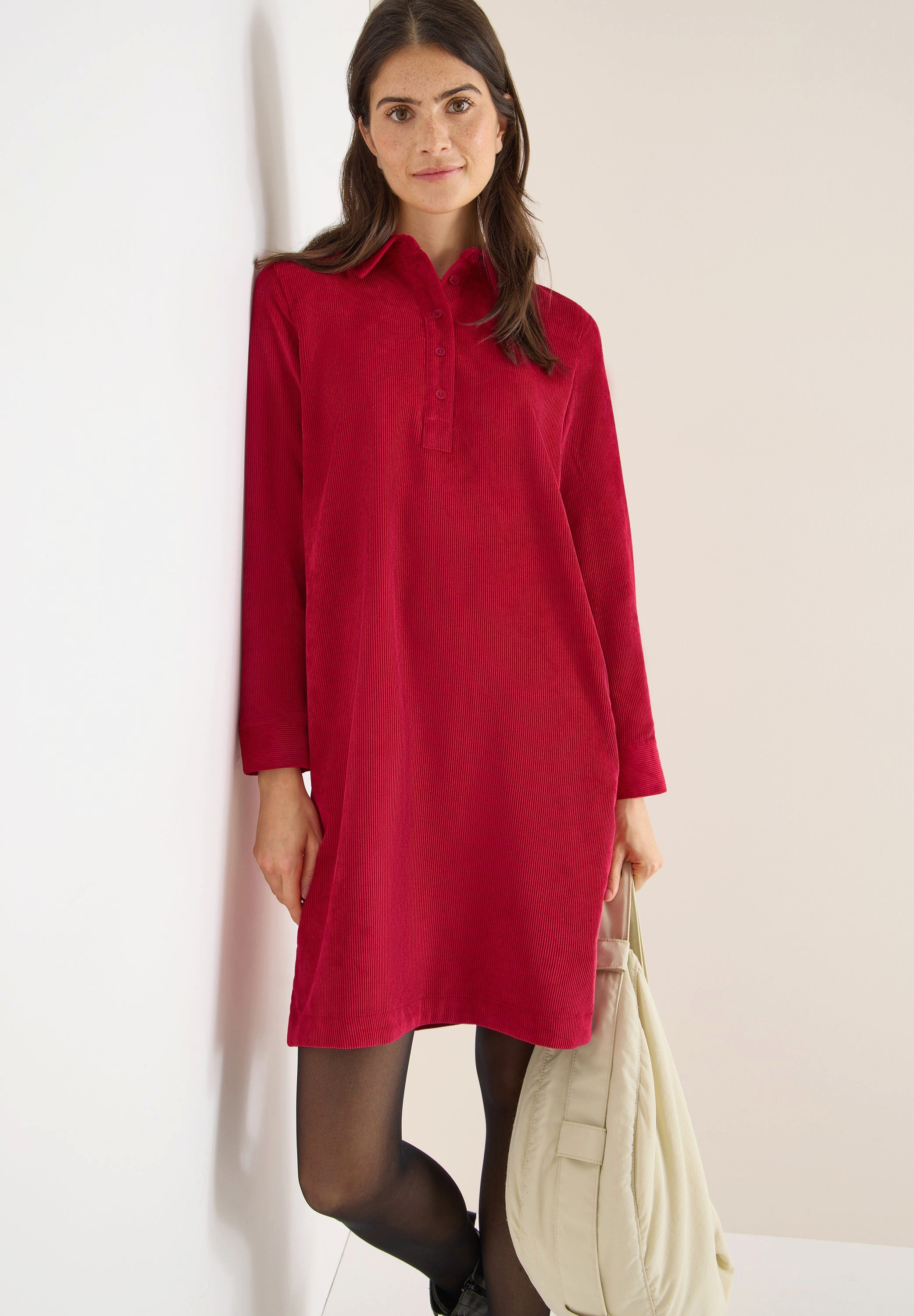 CECIL Cordkleid Cordkleid in Unifarbe (1-tlg)