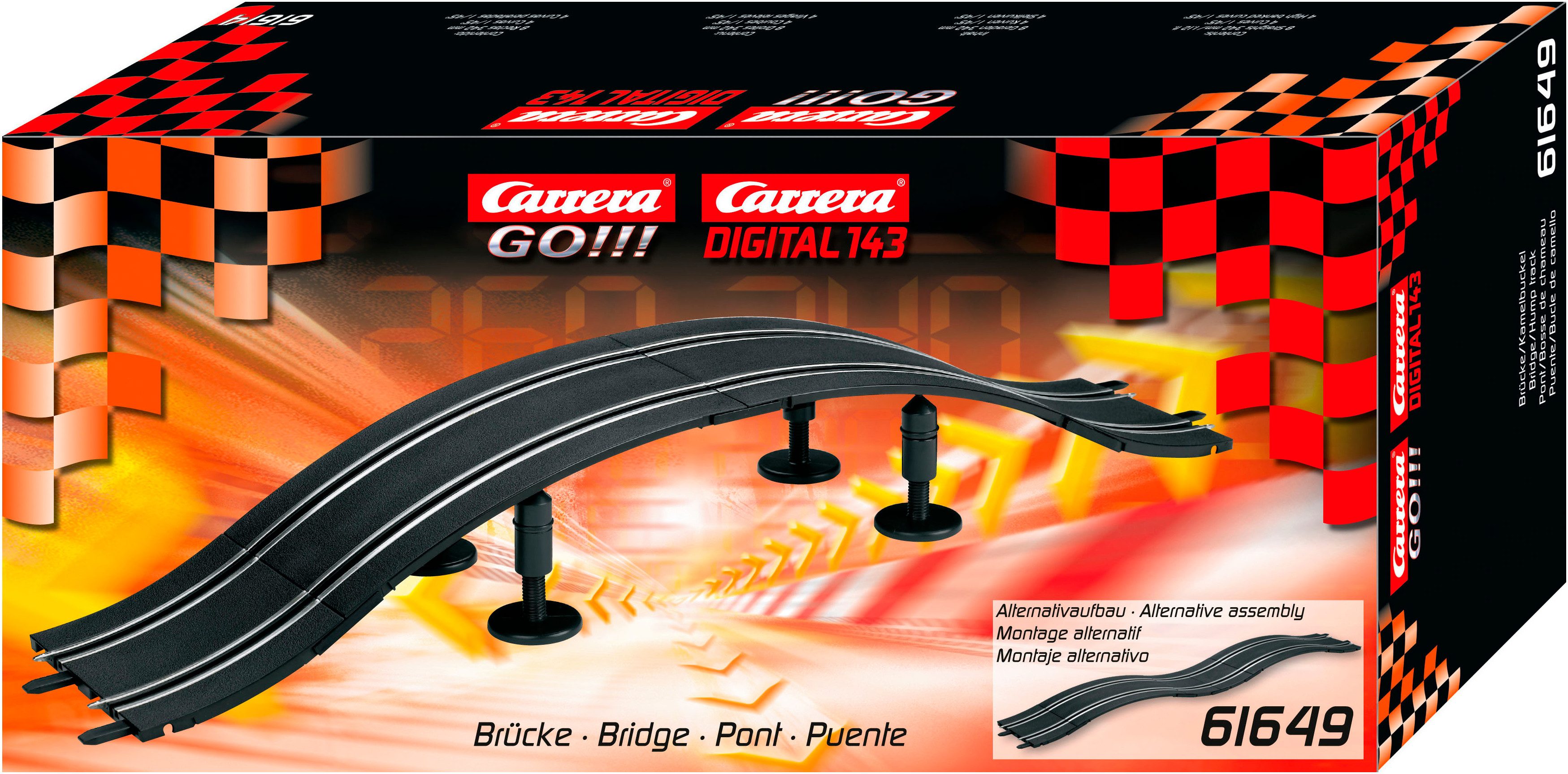 Carrera® Brücke Carrera GO!!!, Kamelbuckel/Überfahrt