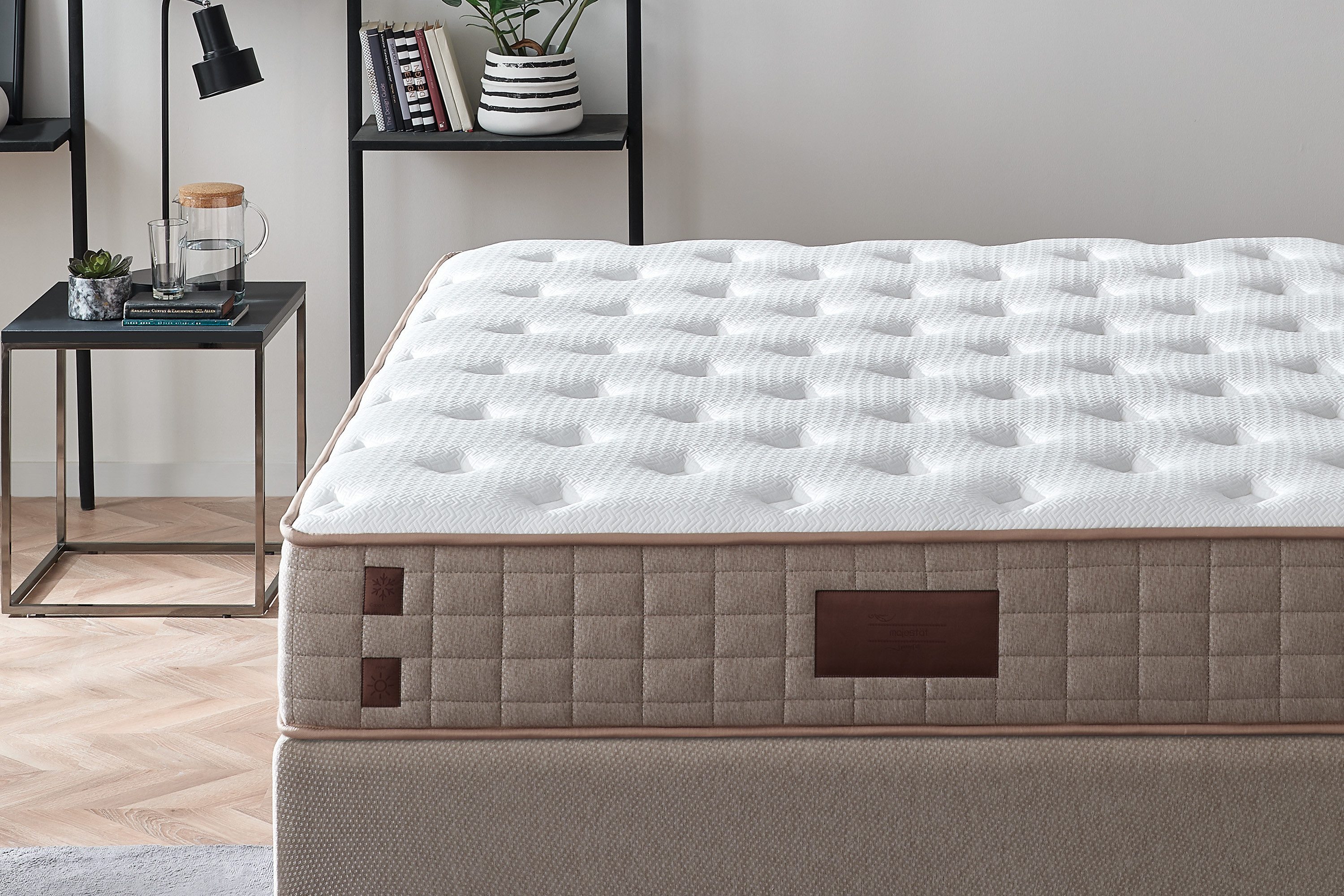 Taschenfederkernmatratze Majestät First Class Cool&Wool, Matratze in 90x200 weitere Größen, Yatas Bedding, 30 cm hoch, (1-tlg), H2, Wendematratze, ergonomisch, atmungsaktiv