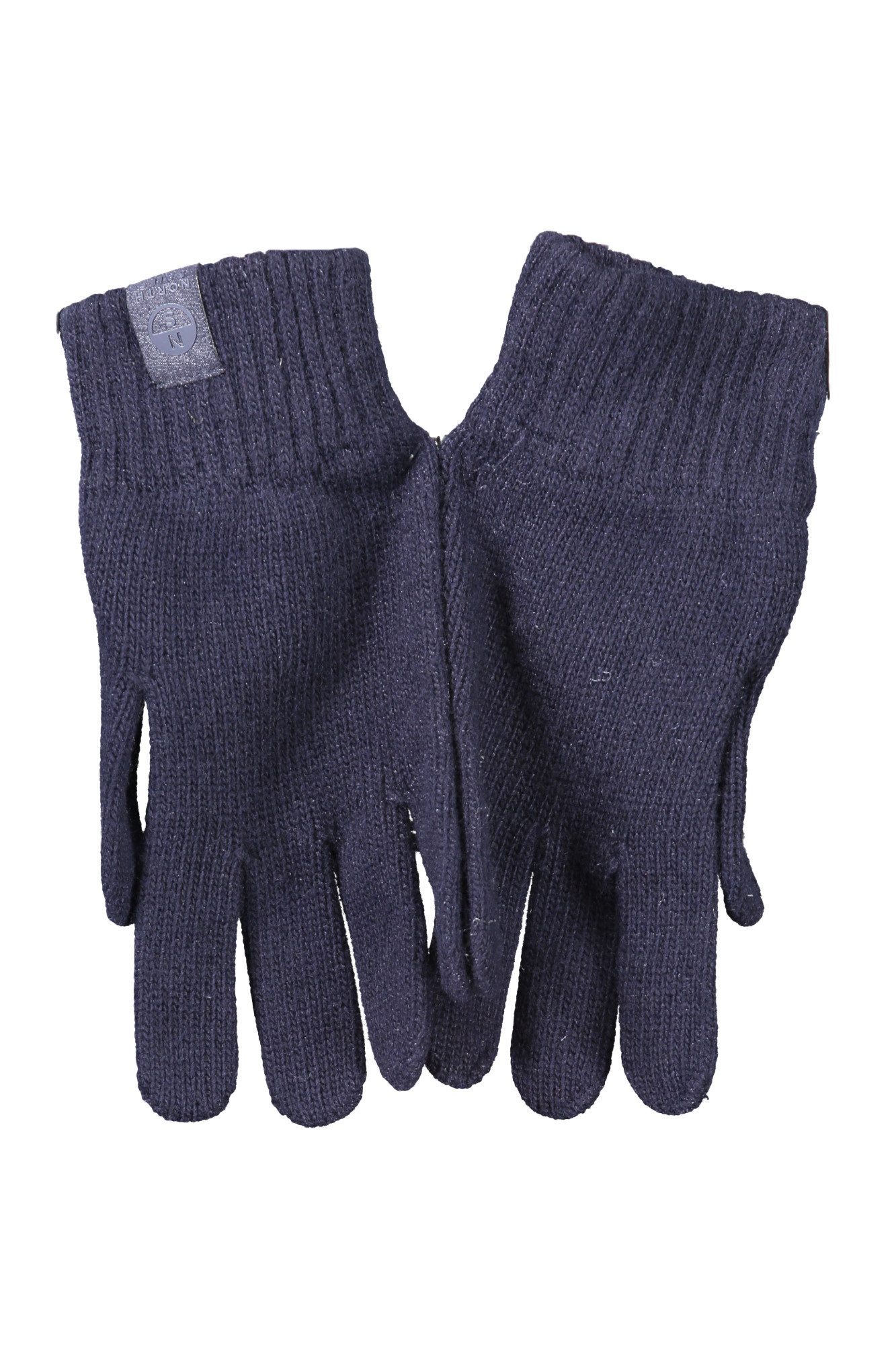 North Sails Strickhandschuhe Hochwertige Herrenhandschuhe in Blau mit stilvollem Logo-Design