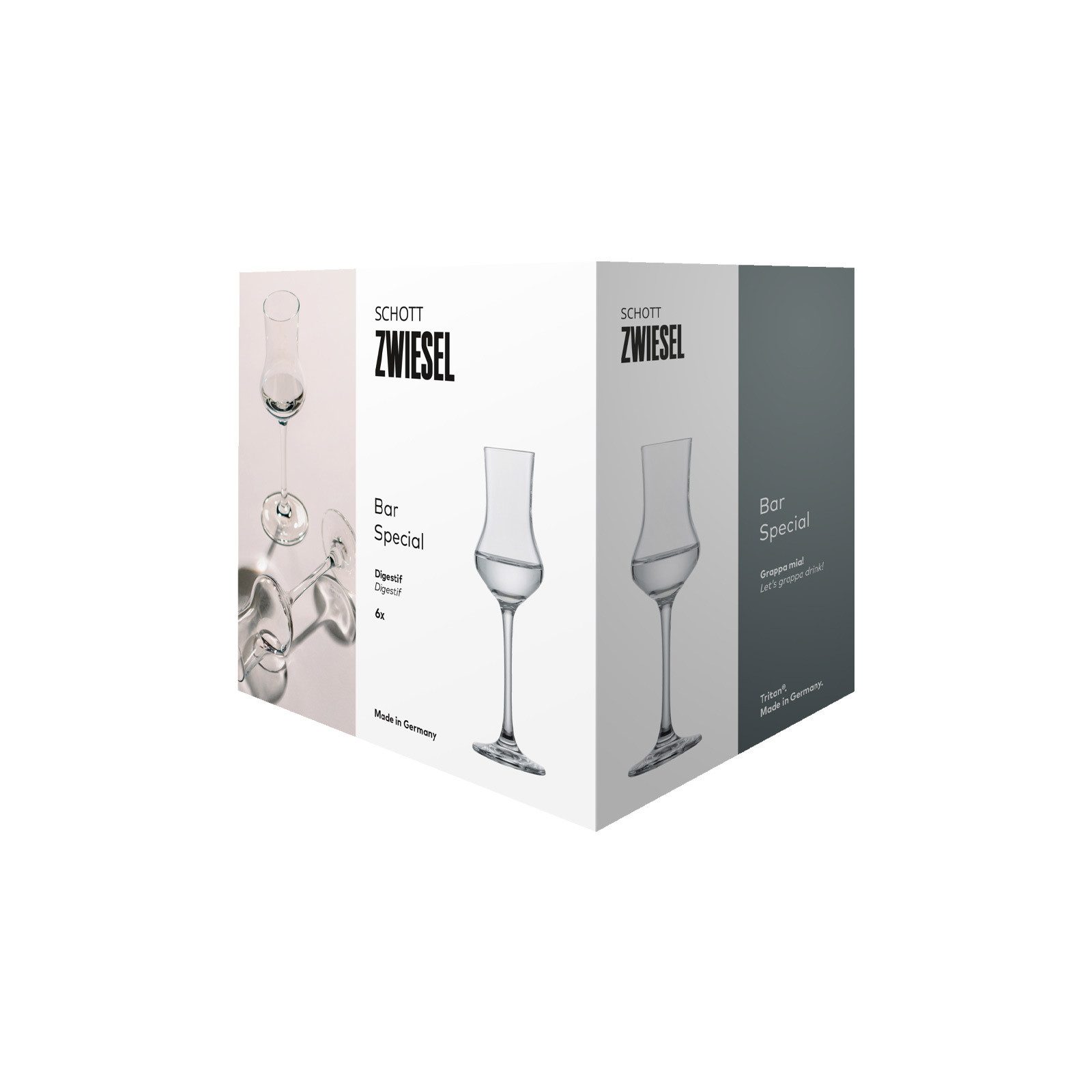 SCHOTT-ZWIESEL Schnapsglas BAR SPECIAL Digestifgläser 95 ml 6er Set, 6-tlg., Glas