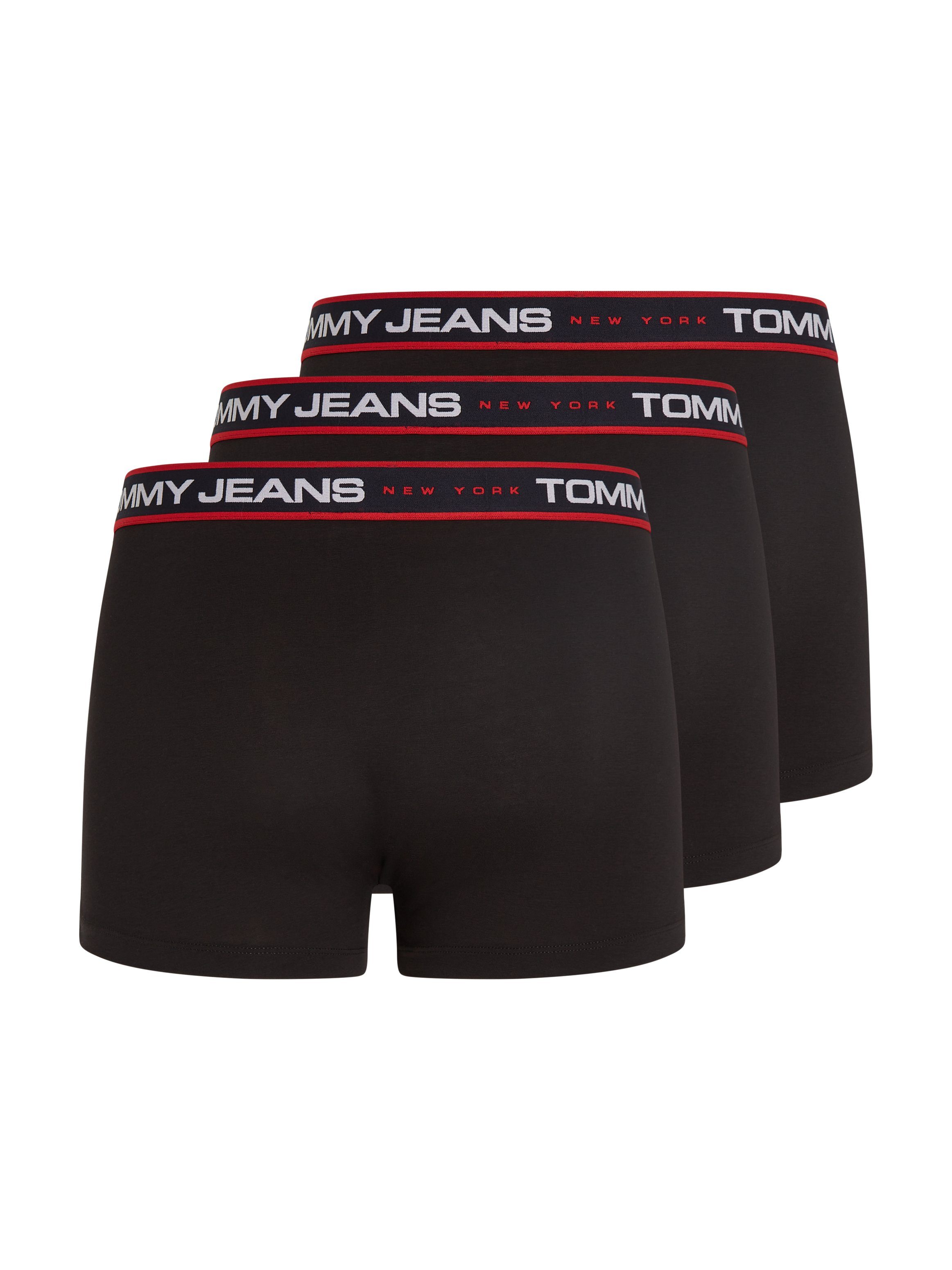 Tommy black/ am black Hilfiger black/ Trunk TRUNK 3-St., 3er-Pack) mit 3P Taillenbund Logo (Packung, Underwear
