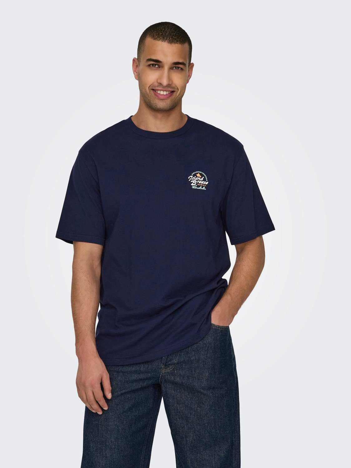 ONLY & SONS T-Shirt 2er-Set Kurzarm günstig online kaufen