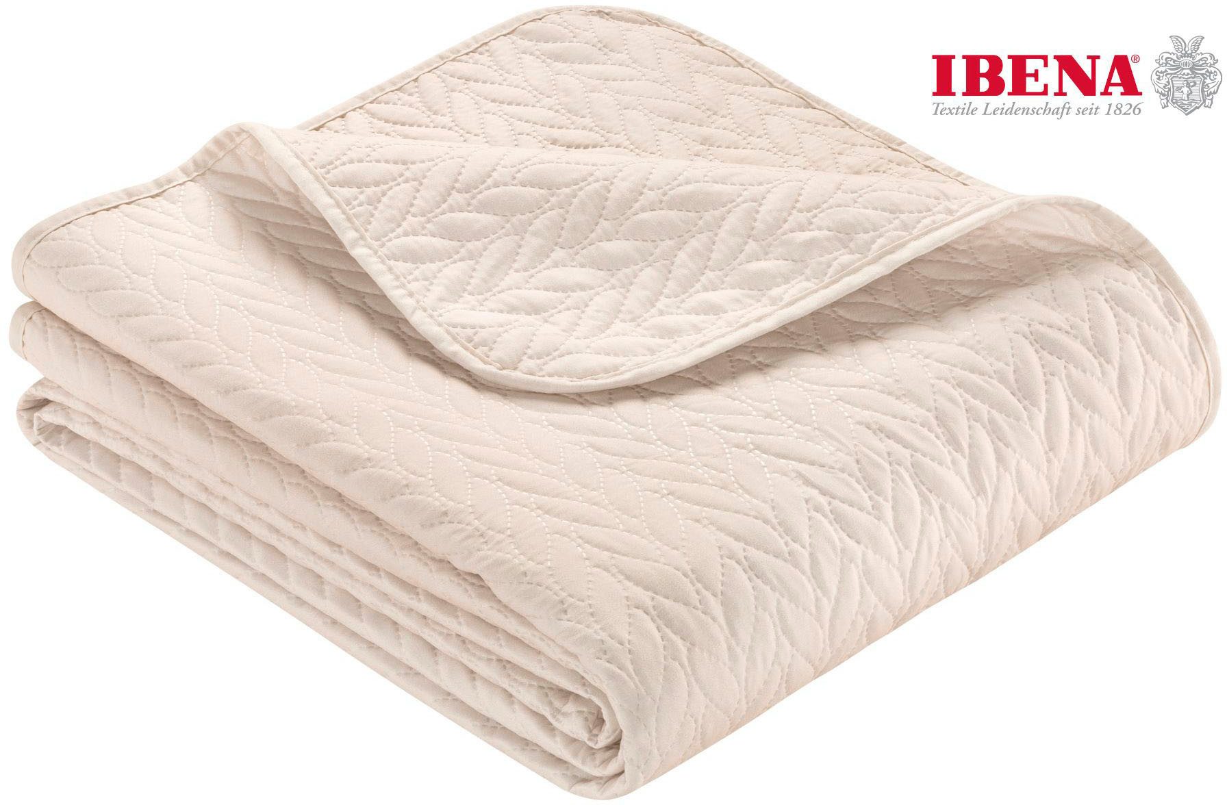 IBENA Tagesdecke Sonio, Tagesdecke mit Steppung in diversen Designs, als Üb günstig online kaufen