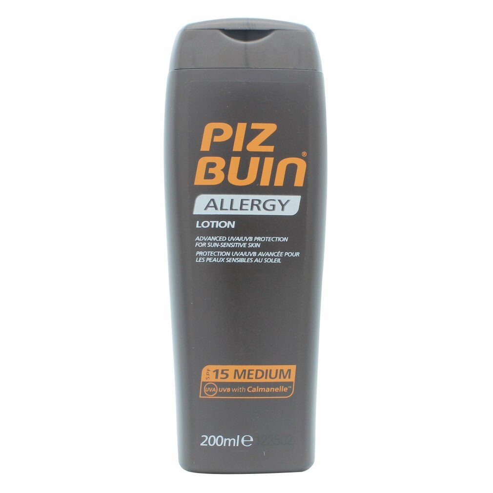 Piz Buin Sonnenschutzcreme Allergy Sonnenlotion Sensitive Haut LSF 15 (200ml)