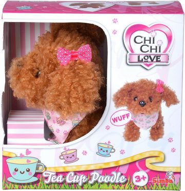 SIMBA Plüschfigur Chi Chi Love, Tea Cup Poodle Puppy, mit Soundeffekten