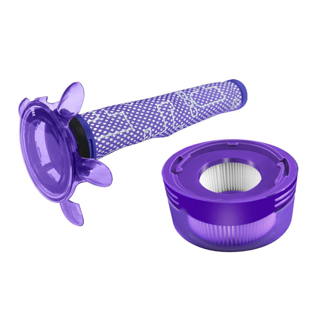Trade-Shop Ersatzfilter 2in1 HEPA-Luftfilter passend für Dyson V8 Focus Mattress Staubsauger, Set bestehend aus Vormotorfilter und Nachmotorfilter