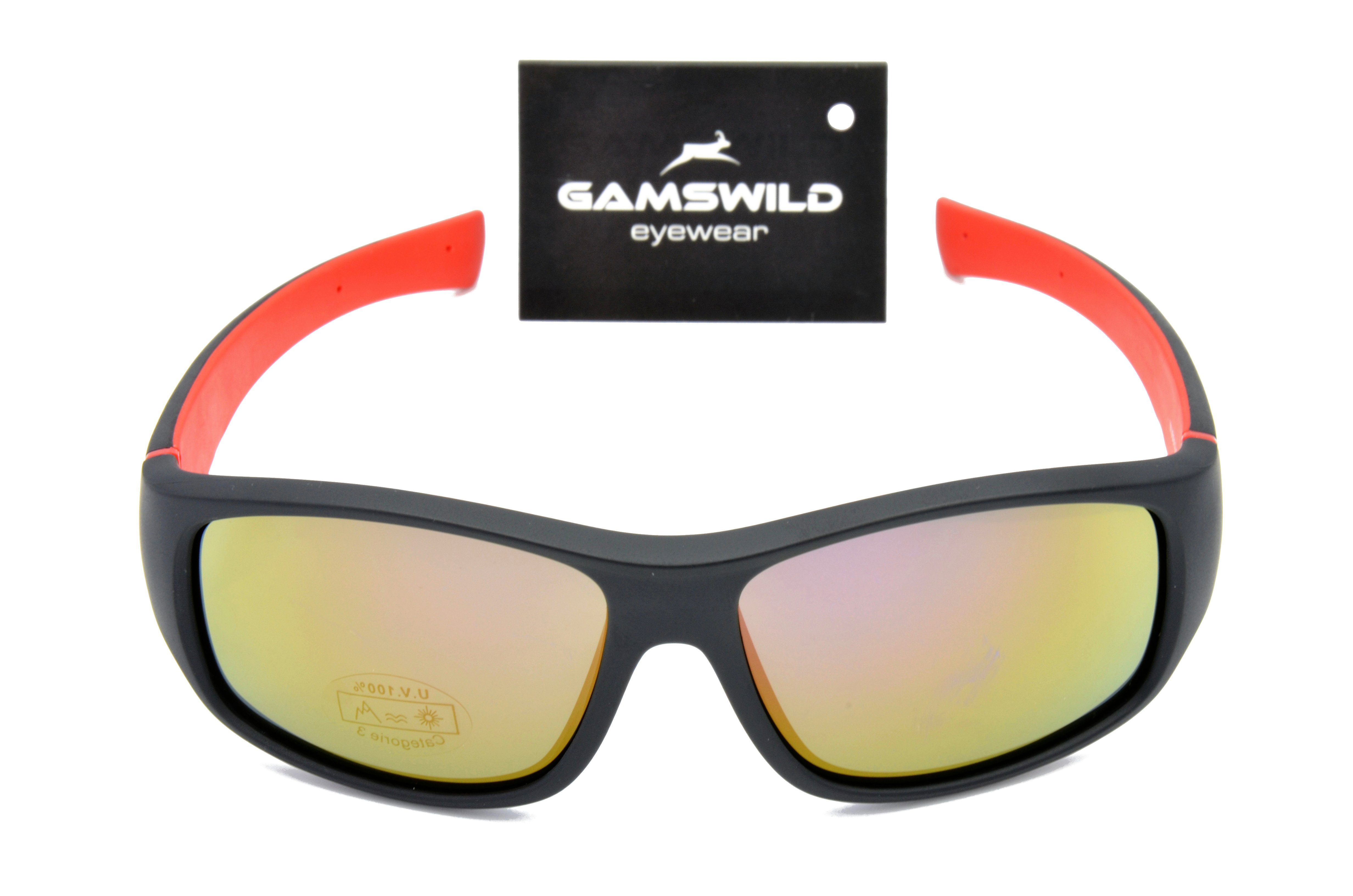 Unisex Gamswild rot 8-18 kids Sonnenbrille Kinderbrille Jugendbrille J. WJ5019/20 GAMSKIDS