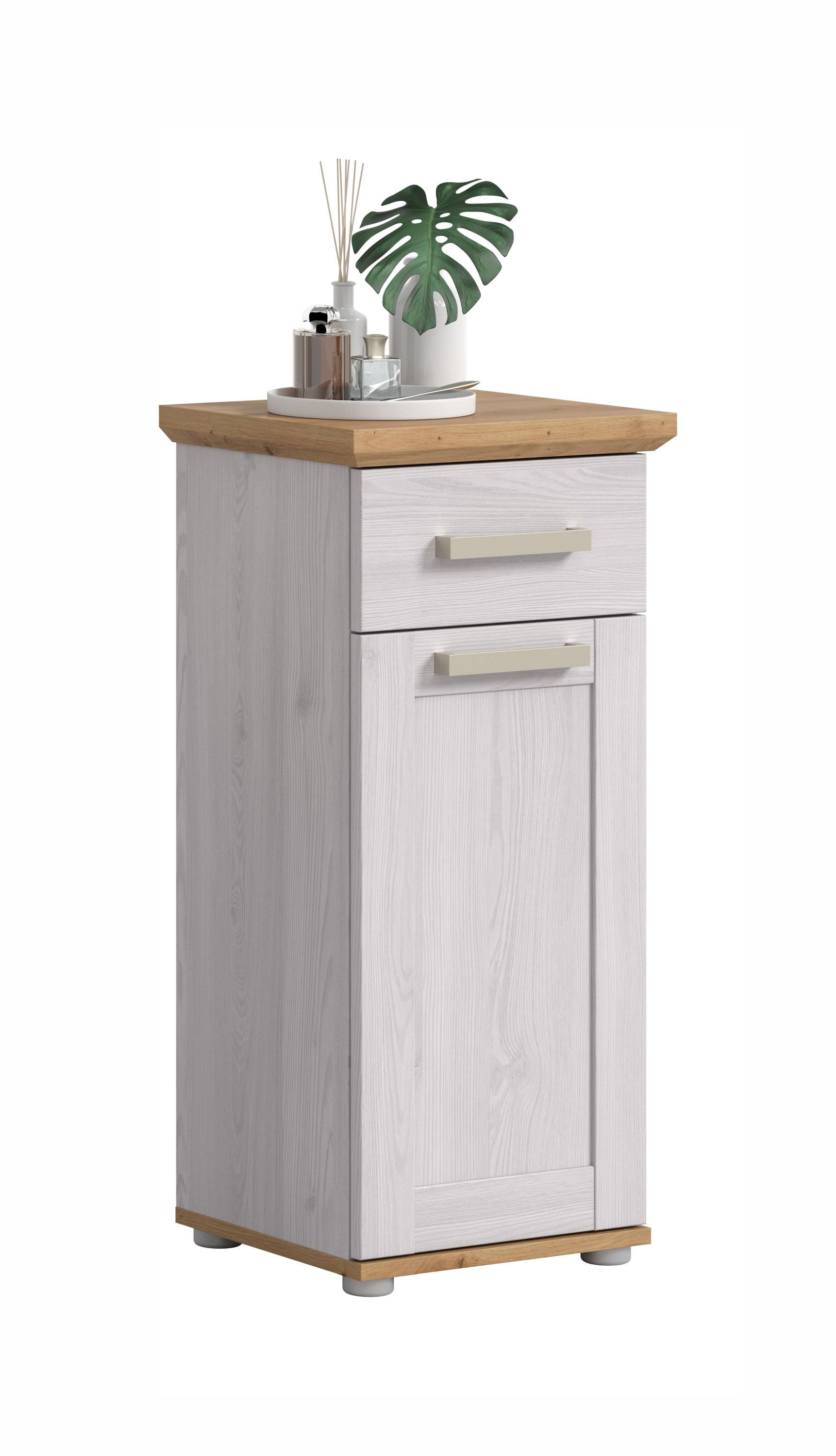 xonox.home Beistellschrank Verona in Sibiu Lärche Nachbildung B/H/T: 39x85x34 cm