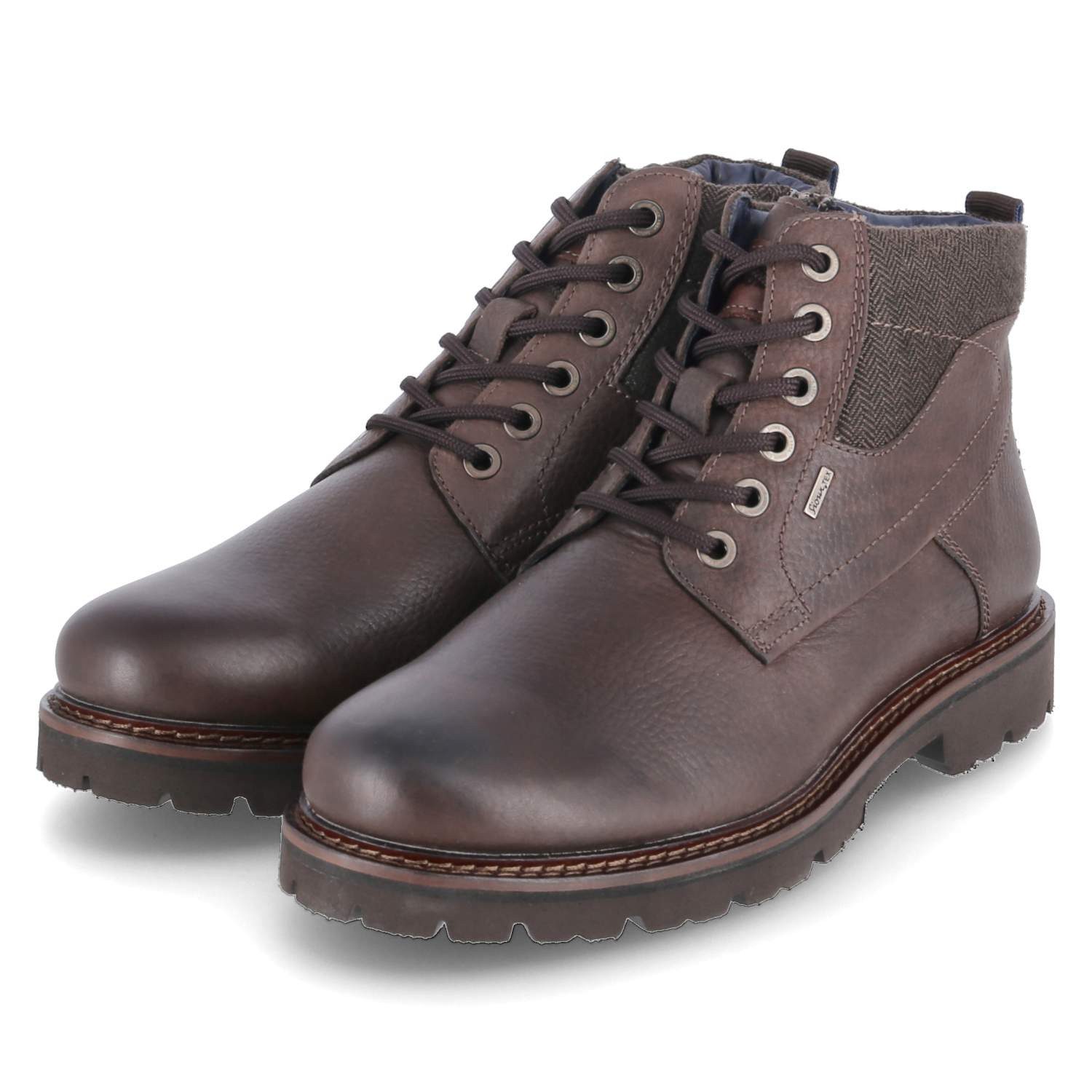 Sioux 10123 SP Herren Glattleder brown Schnürstiefel