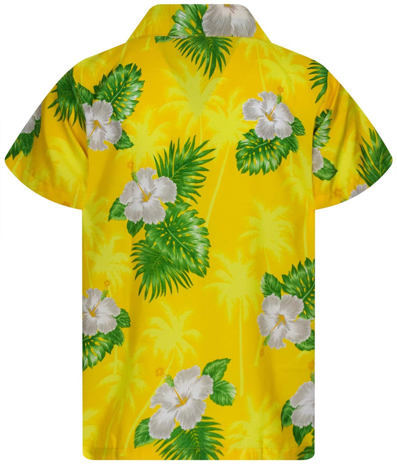 King Kameha Hawaiihemd Small Flower Kids Funky Hawaii-Hemd Kinder Kurzarm Front-Tasche