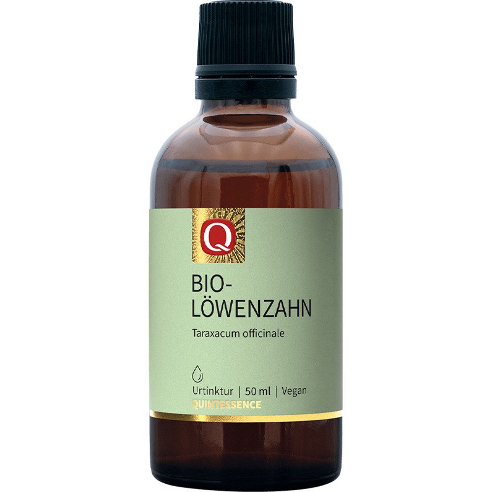 Quintessence Bio-Löwenzahn Tinktur - nach Paracelsus - Vegane Kräuter - Tropfen, 50 ml, 50 ml, Hochwertige Premiumqualität in Bioqualität- VEGAN - VEGETARISCH