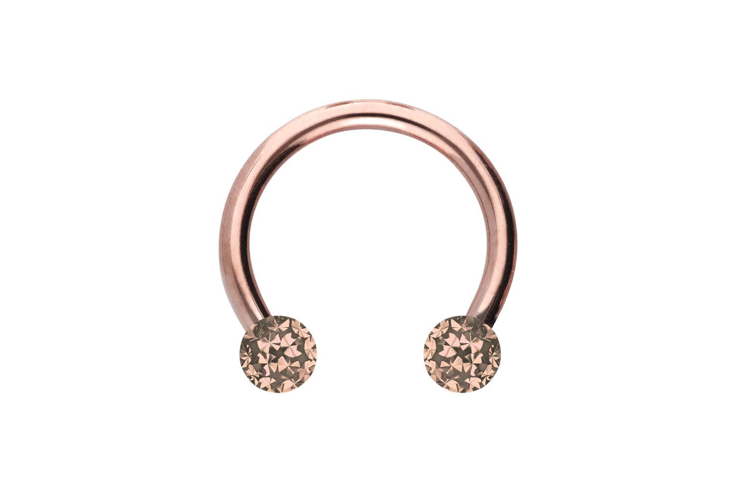 Piercing-Set Titan Hufeisenring EPOXY-KUGELN