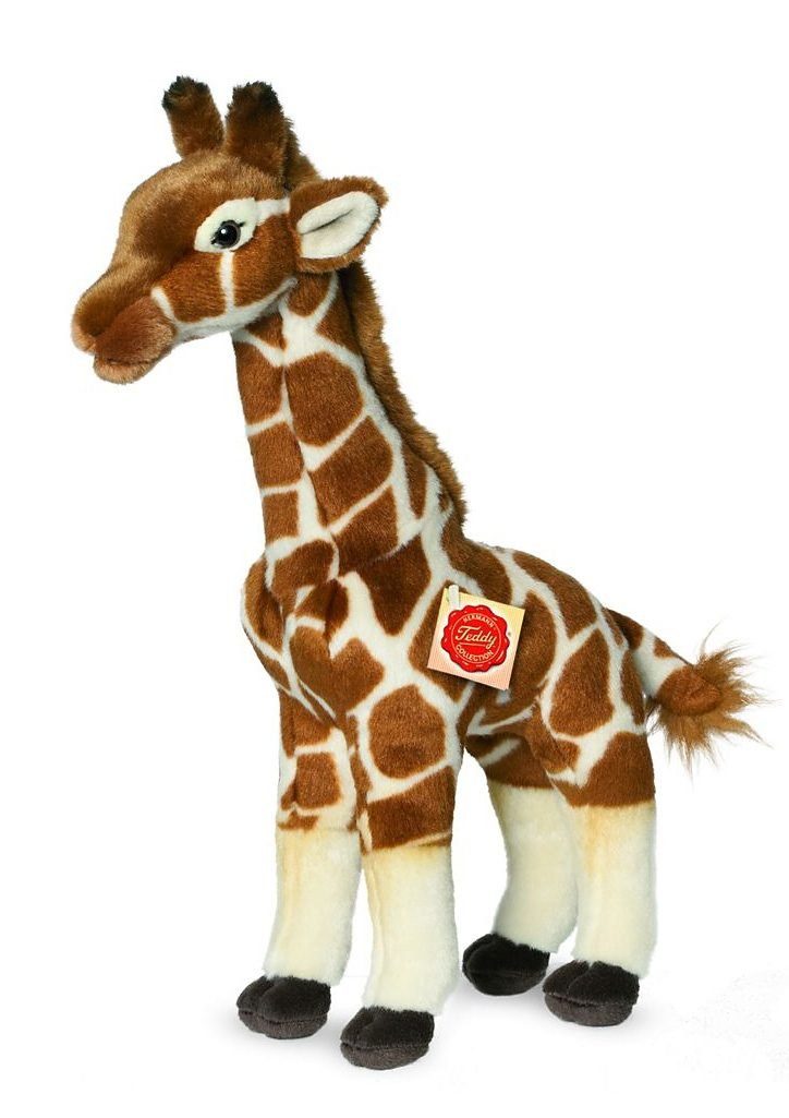 Teddy Hermann® Kuscheltier Giraffe stehend, 38 cm, zum Teil aus recyceltem Material