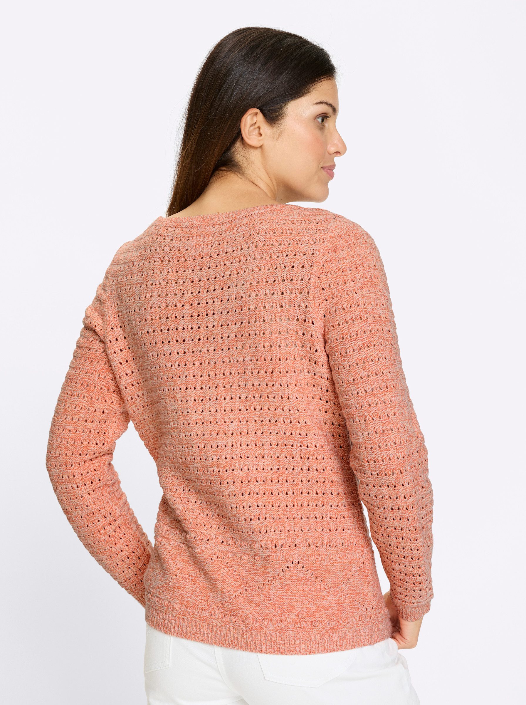 Sieh an! Strickpullover Ajourpullover . günstig online kaufen
