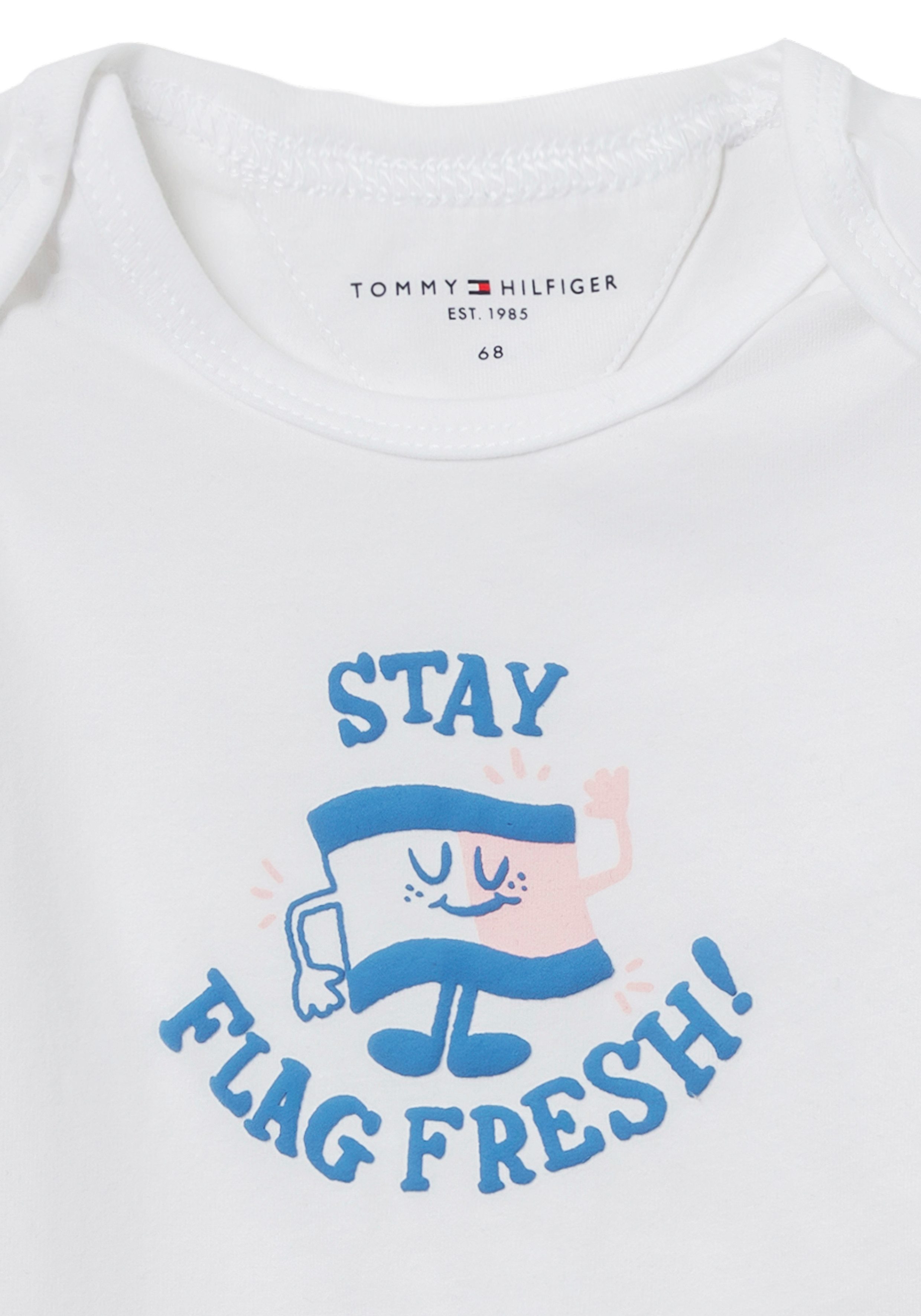 Tommy Hilfiger Kurzarmbody 3 PACK BODY SS GIFTBOX (Packung, 3-tlg., 3er) aus weicher Baumwollmischung