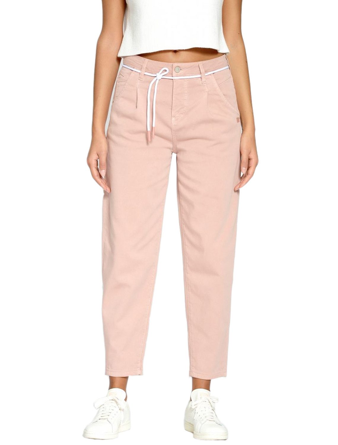 GANG Loose-fit-Jeans Gang Silvia Jogger Balloon Fit (1-tlg) Kordel