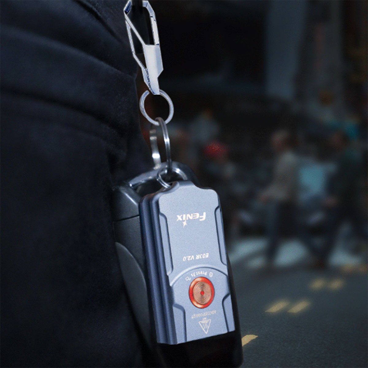 Fenix LED Taschenlampe E03R V2.0 LED Schlüsselbundlampe 500 Lumen blau günstig online kaufen