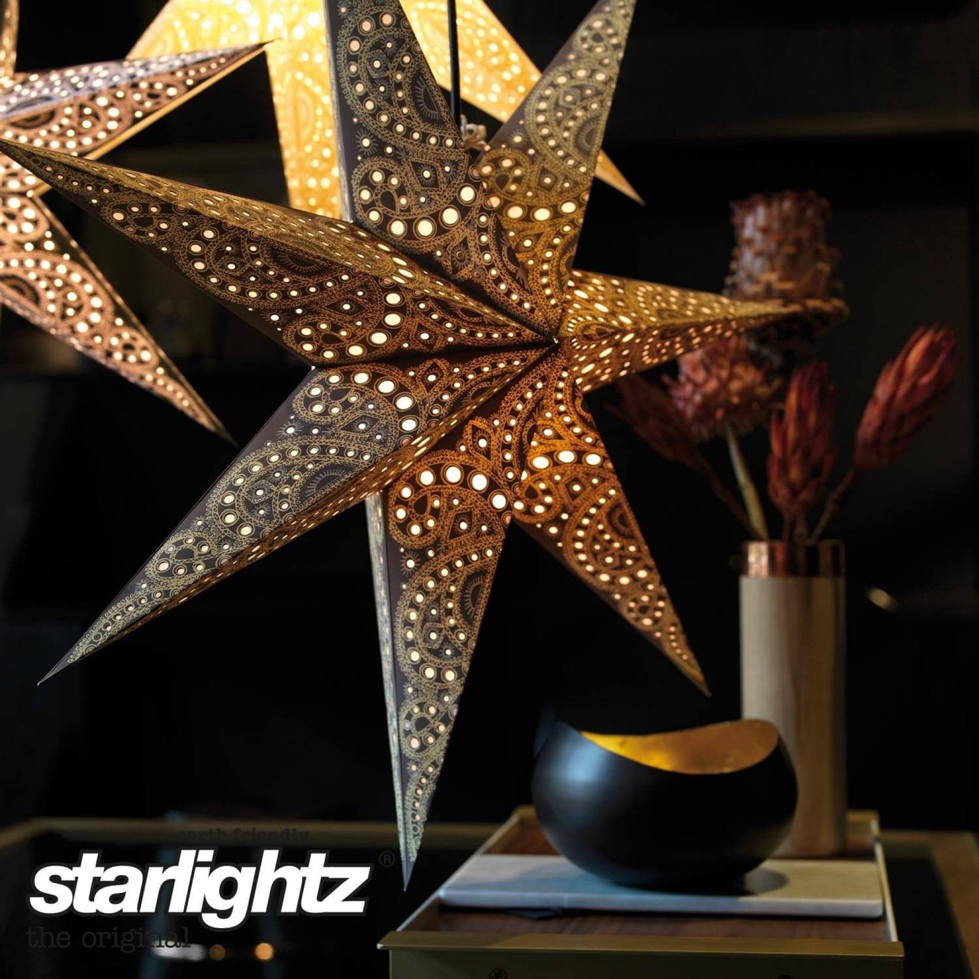 mitienda Papiersterne Papierstern starlightz BABY kashmir black