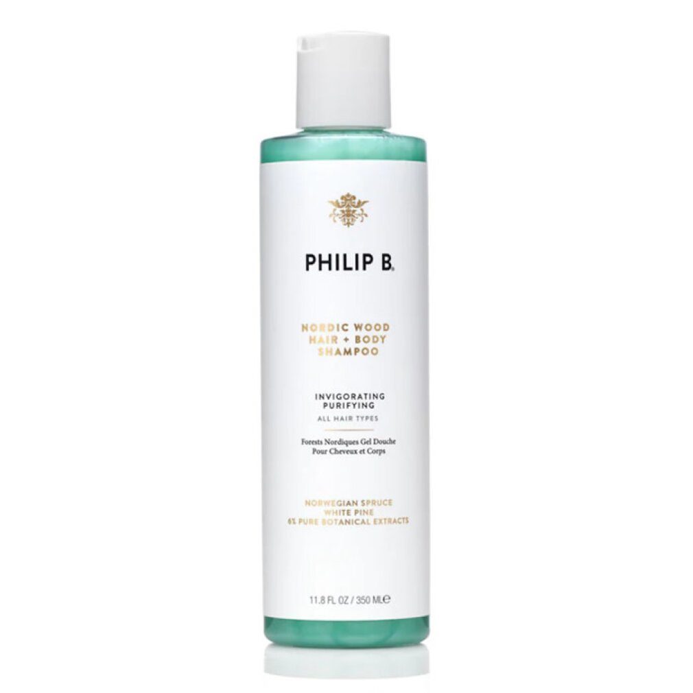 350 shampoo body Philip ml Haarshampoo NORDIC B hair & WOOD