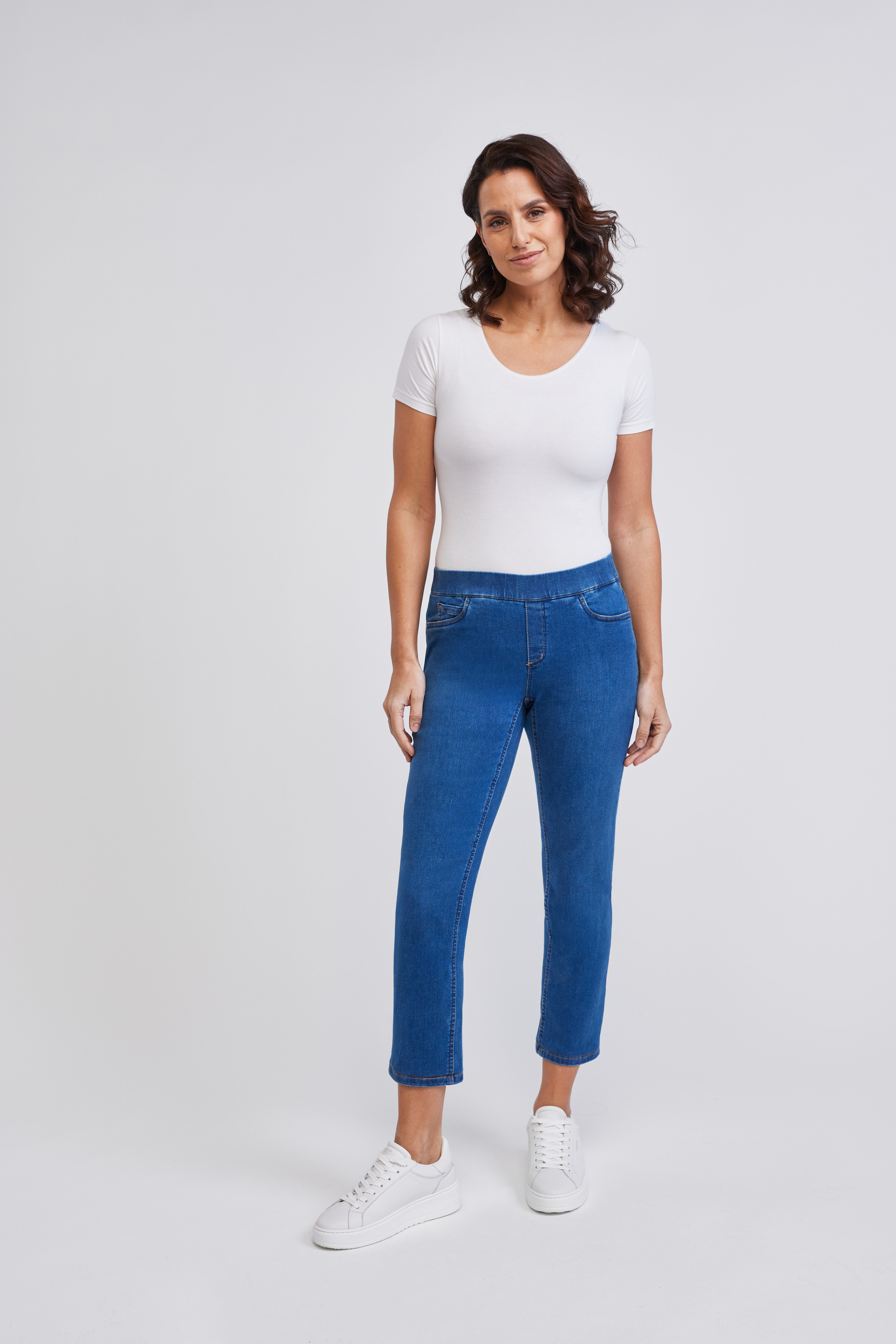 wonderjeans 7/8-Jeans Figurschmeichelnder WonderStretch