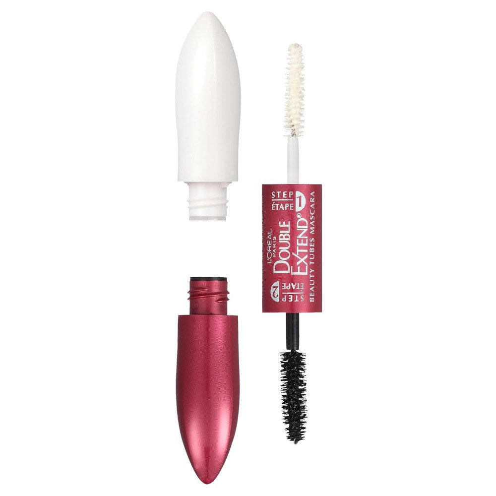 L'ORÉAL PARIS Mascara L'Oréal Paris Double Extend Beauty Tubes Mascara 570 Black, 1-tlg., 2-Step Tubing Mascara, 10 ml