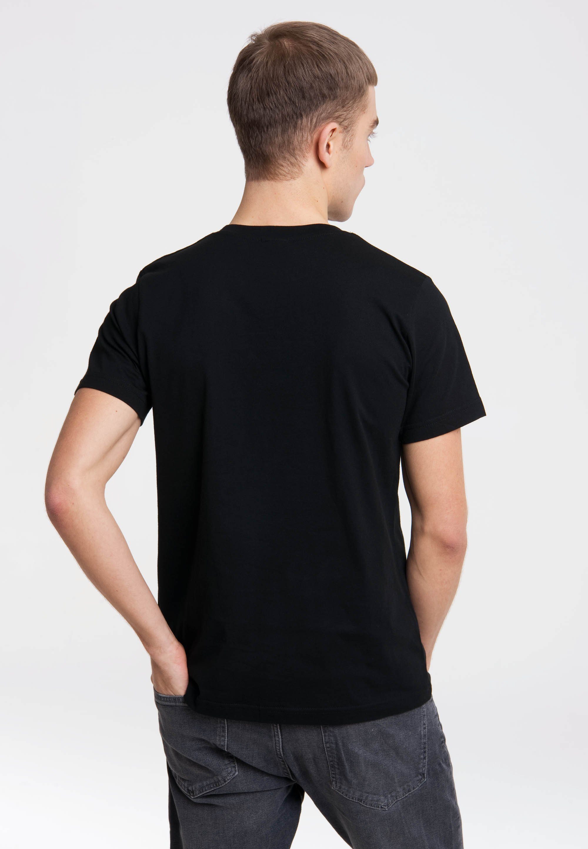 LOGOSHIRT T-Shirt Gendarme von St. Tropez - Nein! Doch! Ooh! mit Louis de Funes-Motiv