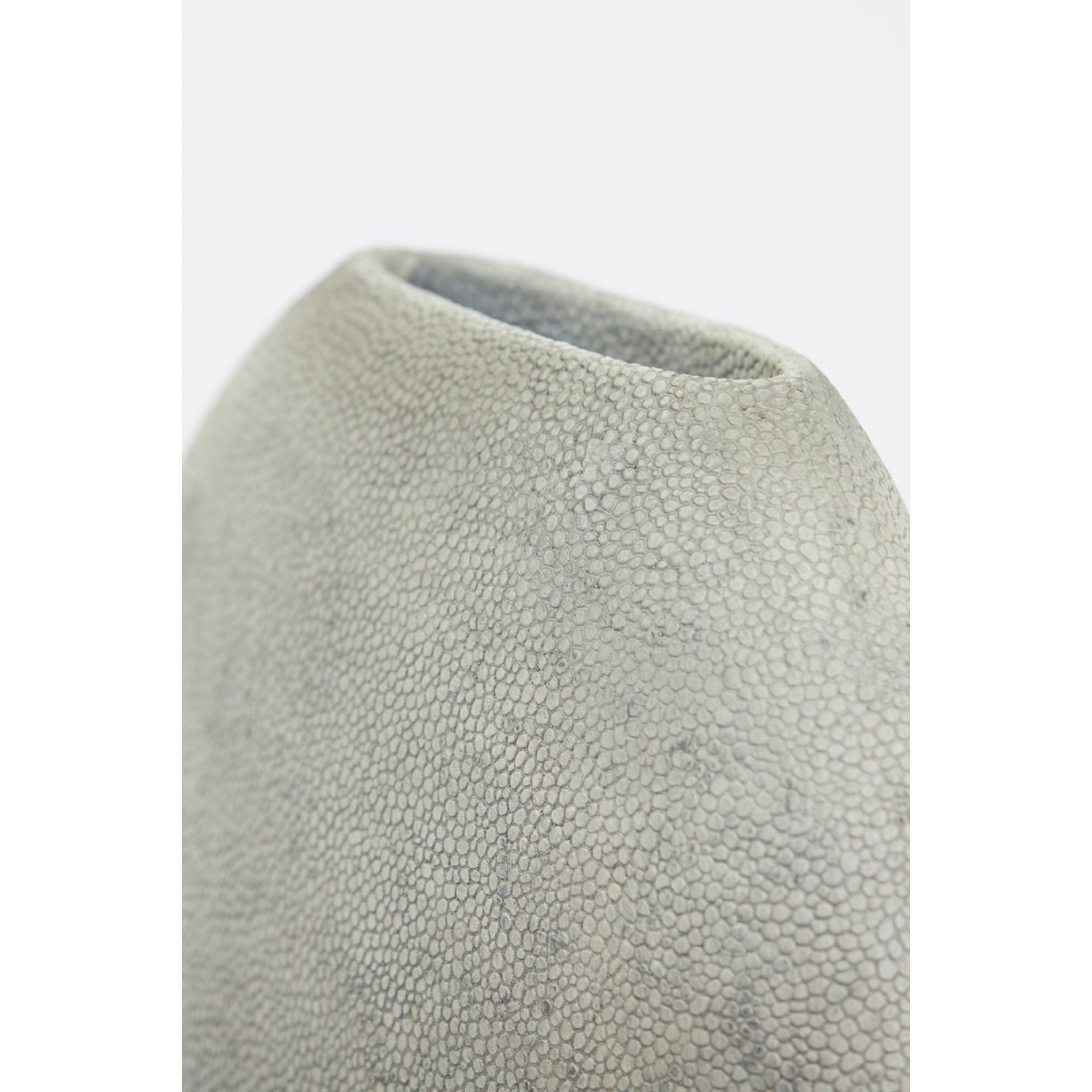 & Dekovase Rayskin Deko Vase - 40x14x36cm - Living Light Grau