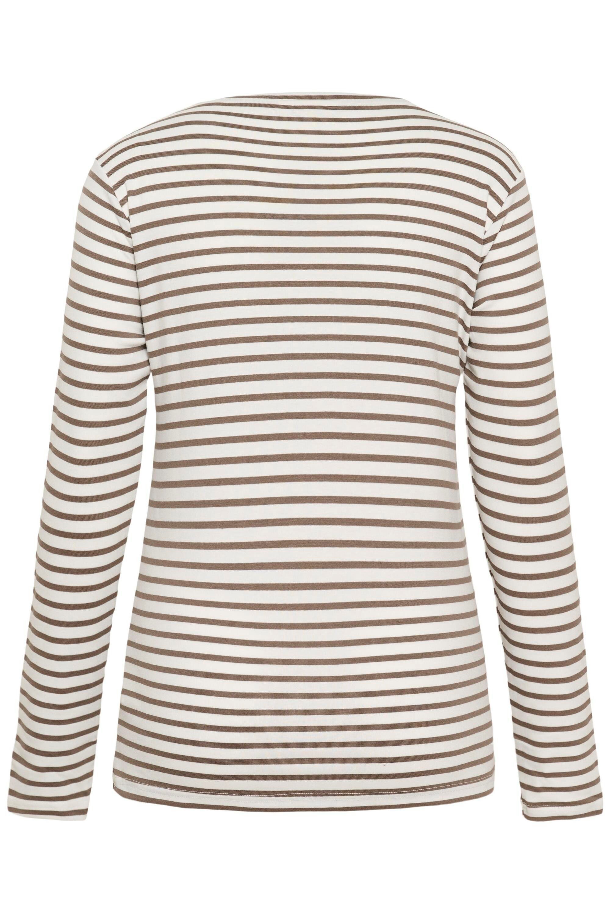 KAFFE Curve Langarmbluse Langarm-Shirt KClia Große günstig online kaufen