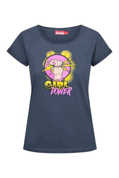 Derbe Print-Shirt Girl Power