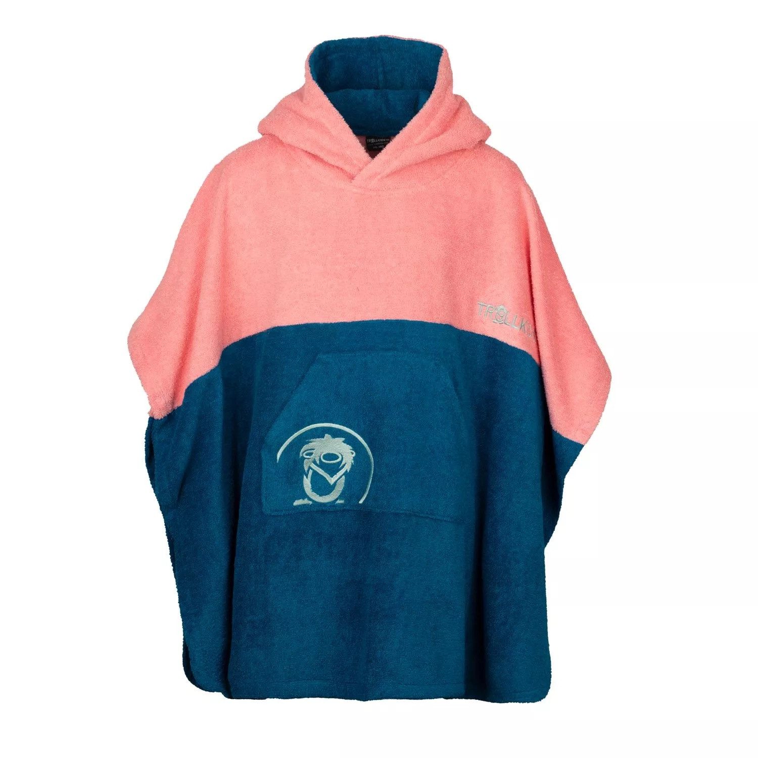 TROLLKIDS Badeponcho Kids Kvalvika Surf Poncho, für Kinder und Jugendliche, bequeme Passform, aus Polyester