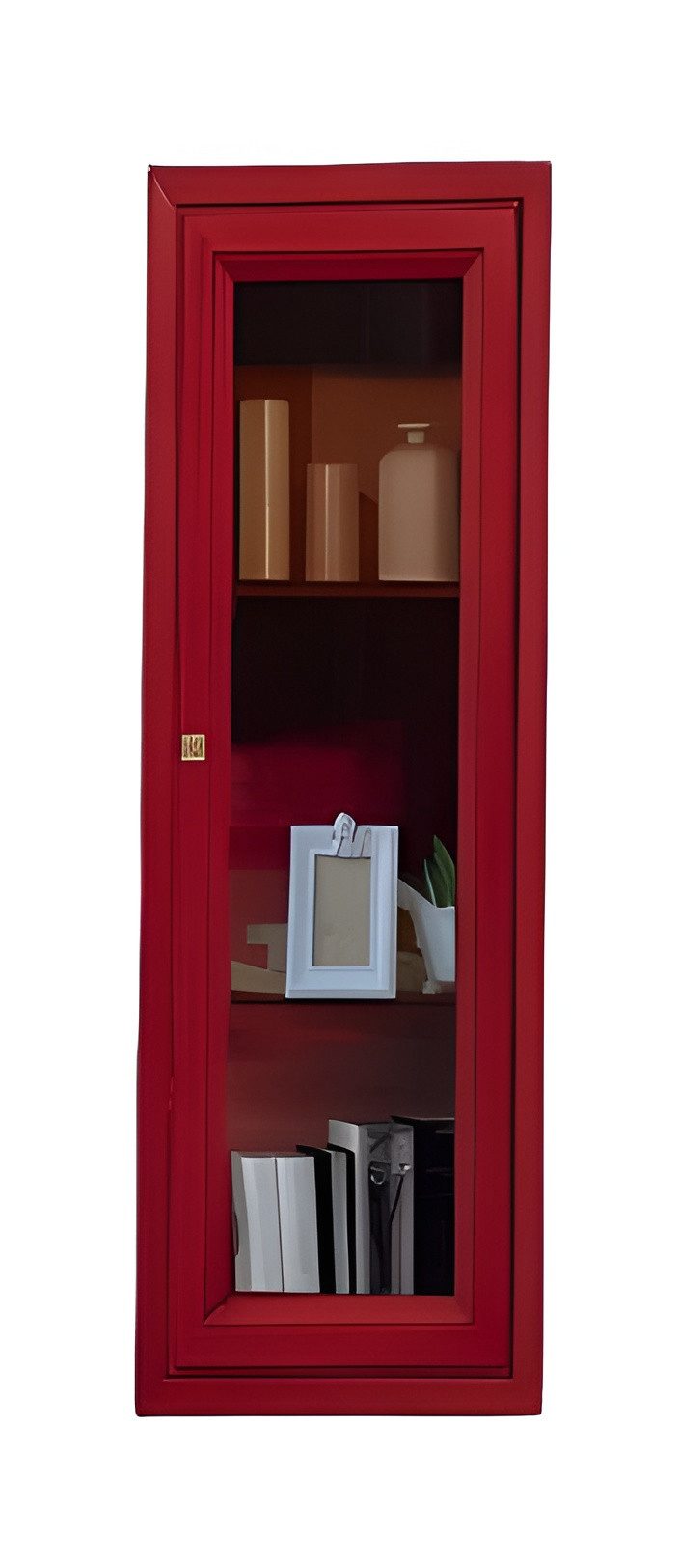 Xlmoebel Wohnwand Luxus Artdéco Regal mit Flügeltür und eleganter Möbelplatte, (1-St., Regal), Hergestellt in Europa